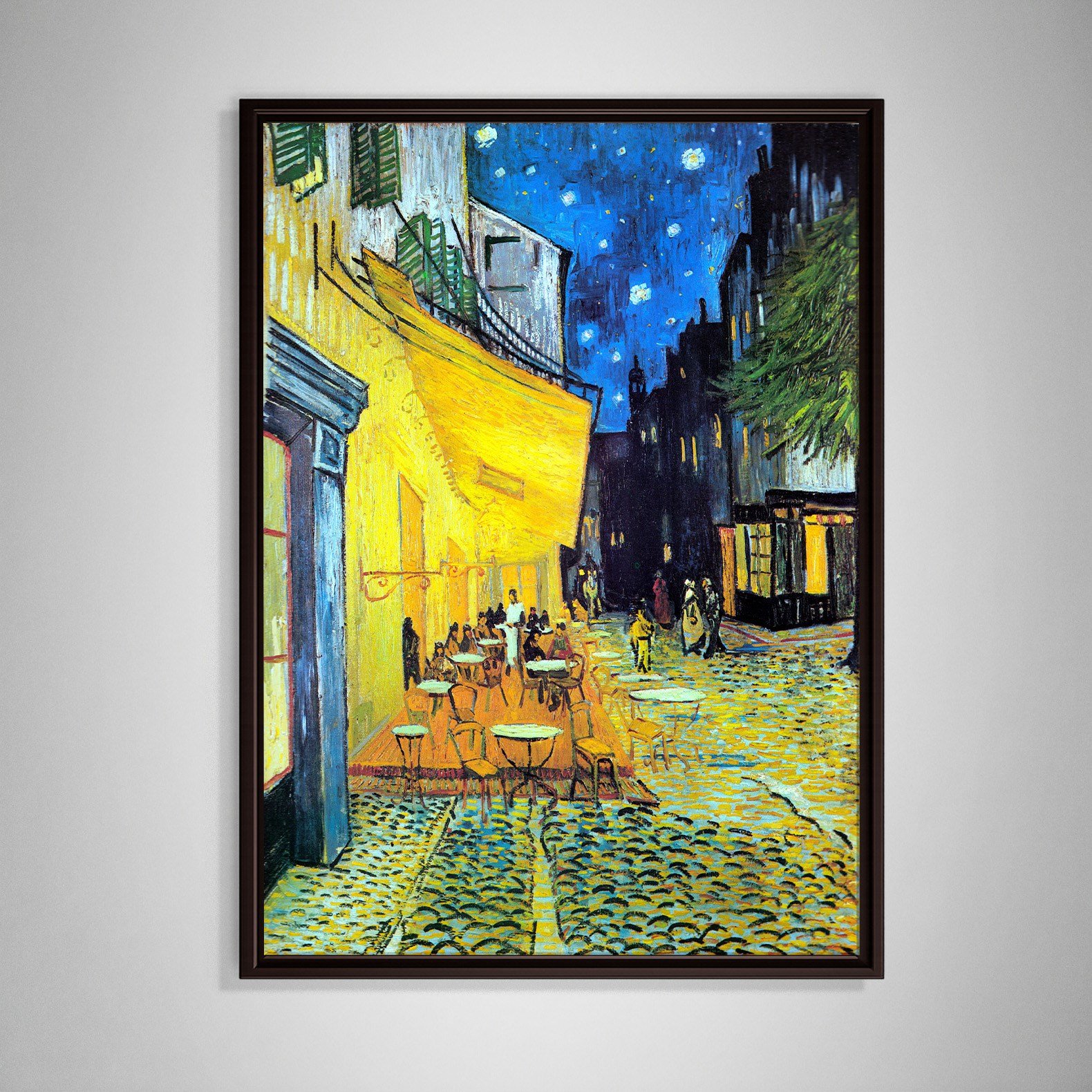 Gece Kafe Terası Kanvas Tablo – Vincent van Gogh Café Terrace at Night Klasik Sanat Eseri