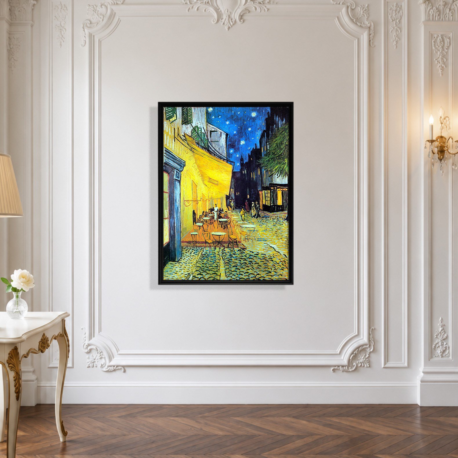 Gece Kafe Terası Kanvas Tablo – Vincent van Gogh Café Terrace at Night Klasik Sanat Eseri