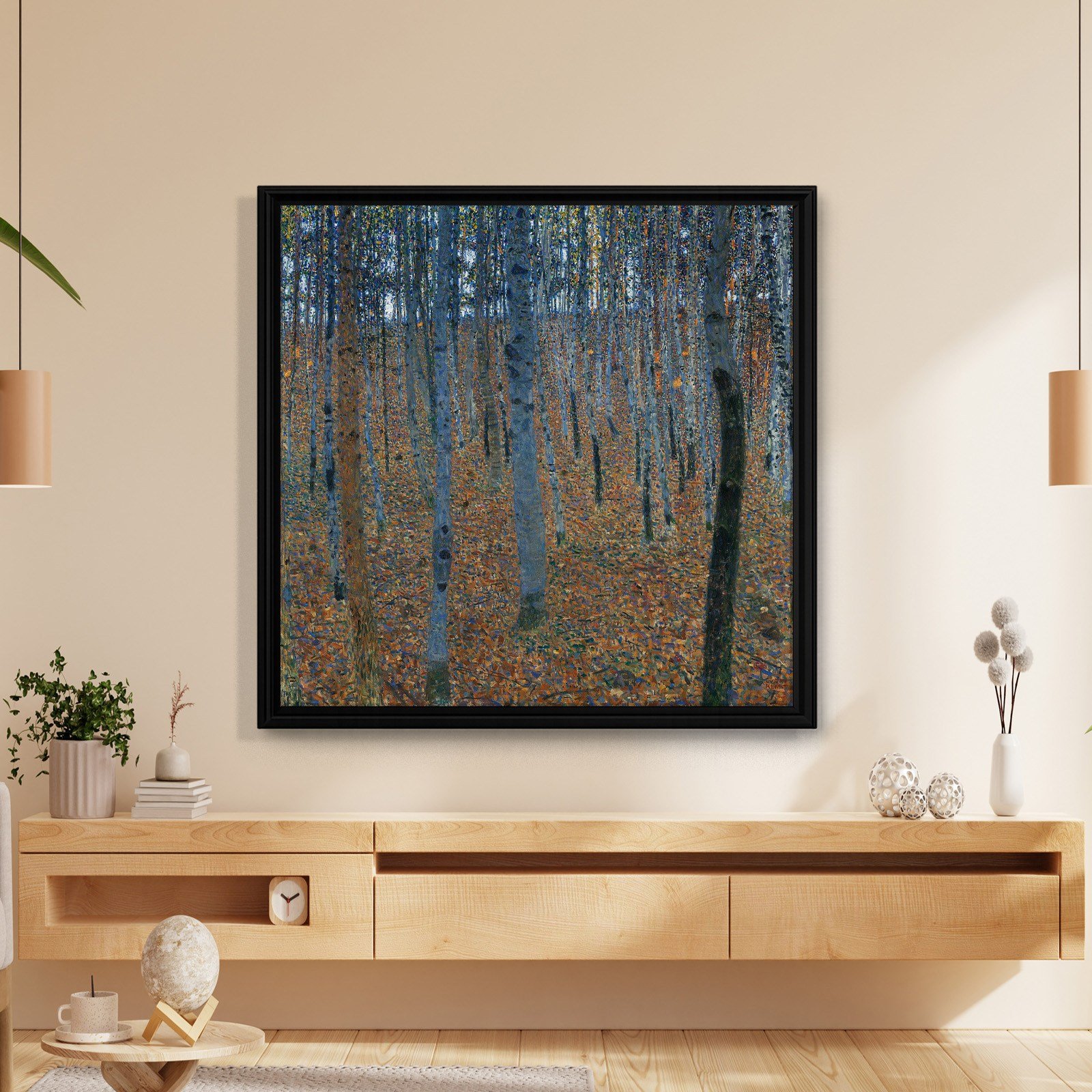 Gustav Klimt Kayın Ormanı I Kanvas Tablo – Beech Forest I 1902 | S