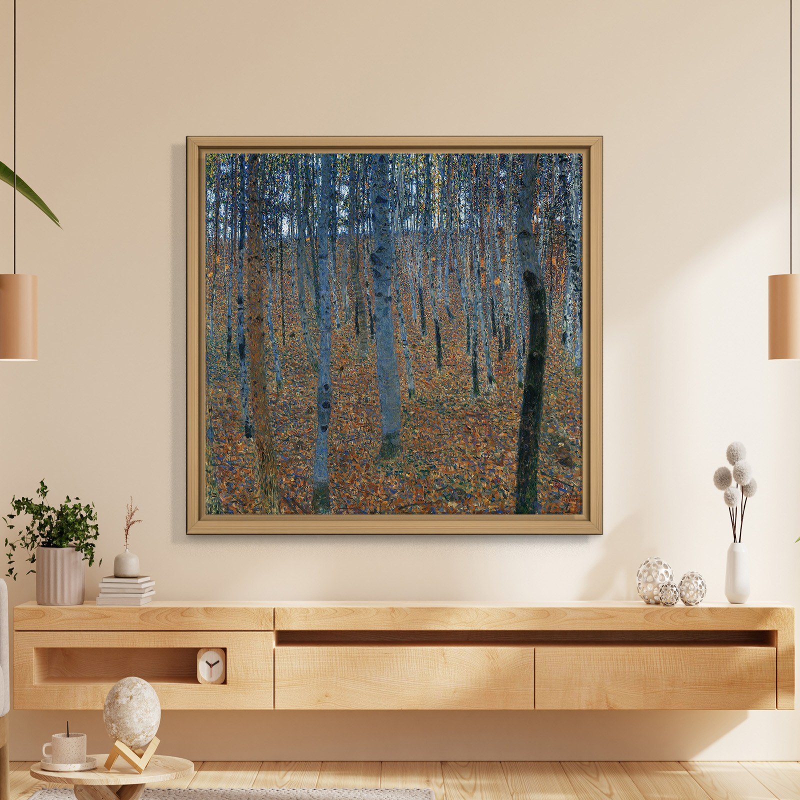 Gustav Klimt Kayın Ormanı I Kanvas Tablo – Beech Forest I 1902 | S