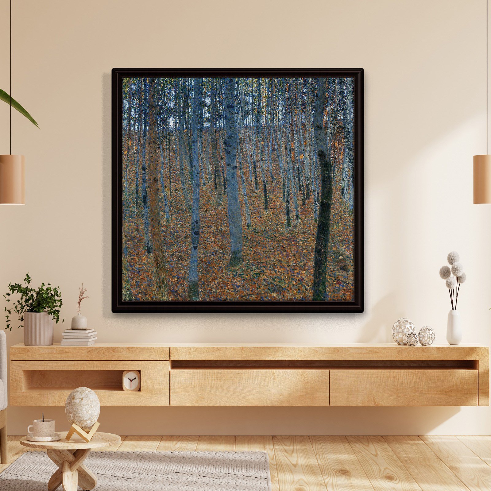 Gustav Klimt Kayın Ormanı I Kanvas Tablo – Beech Forest I 1902 | S