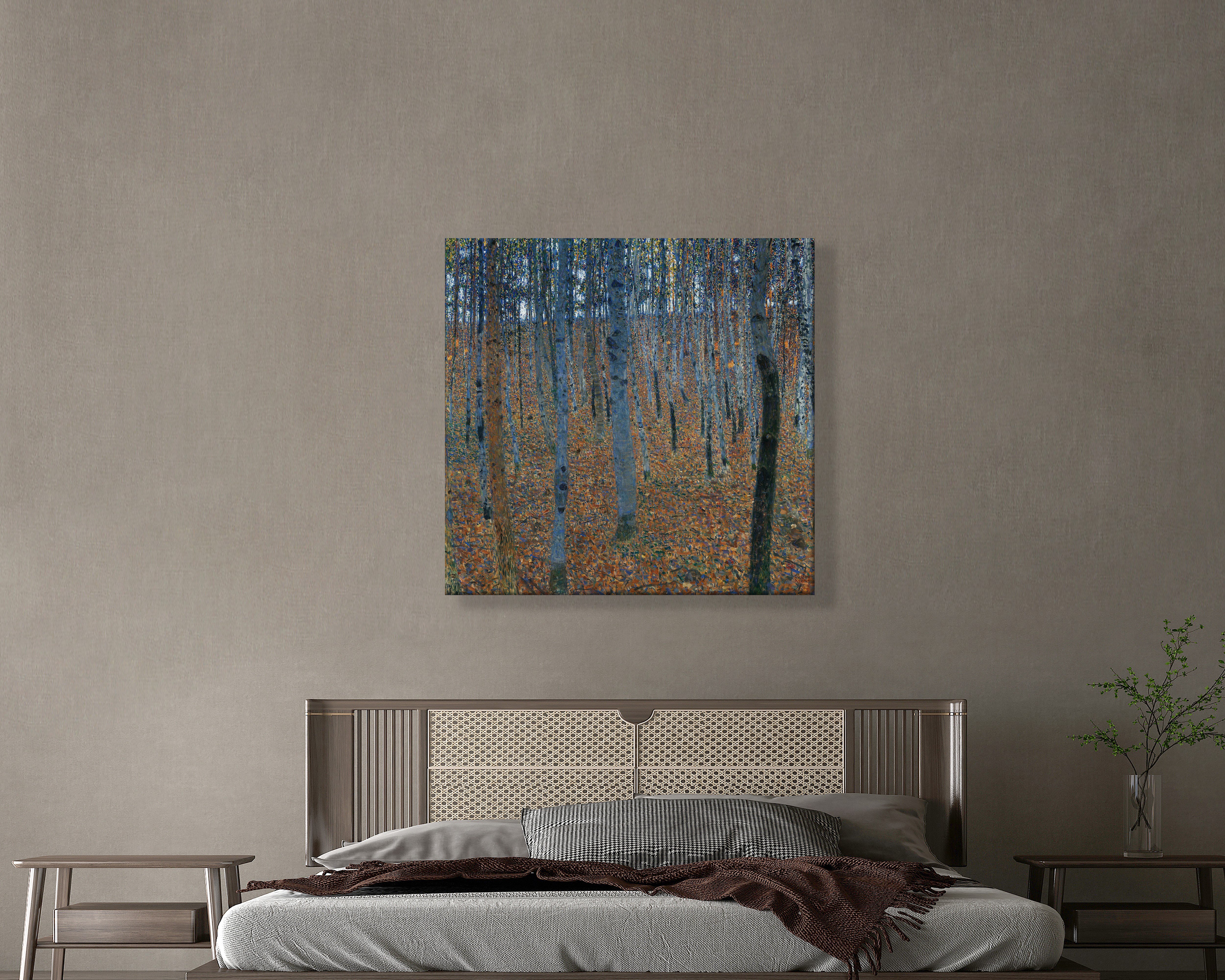 Gustav Klimt Kayın Ormanı I Kanvas Tablo – Beech Forest I 1902 | S