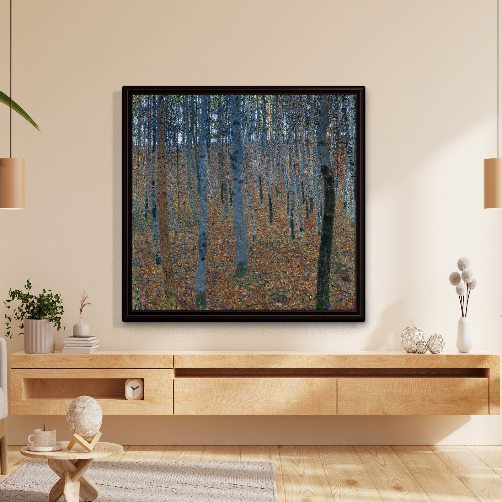 Gustav Klimt Kayın Ormanı I Kanvas Tablo – Beech Forest I 1902 | S