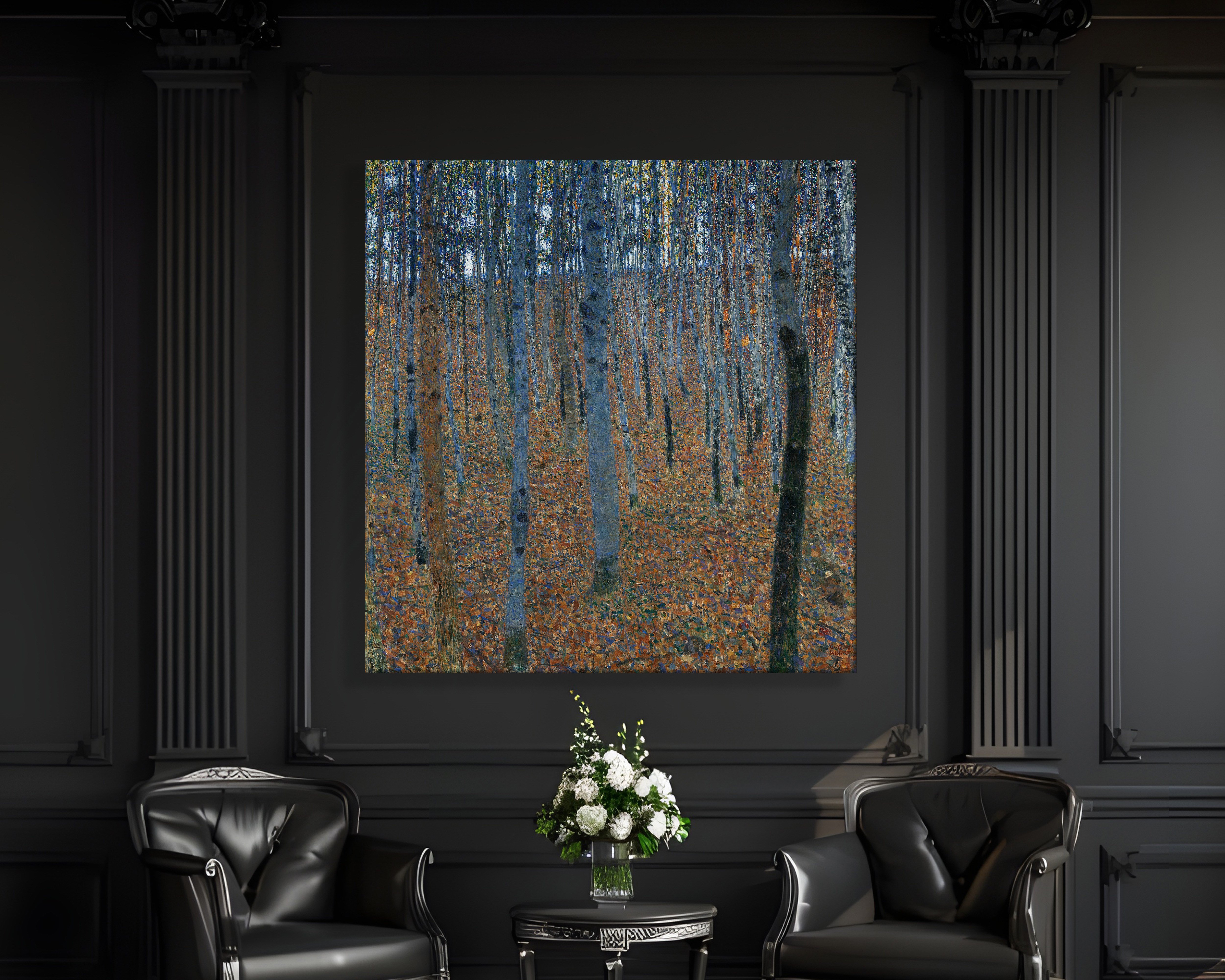 Gustav Klimt Kayın Ormanı I Kanvas Tablo – Beech Forest I 1902 | S