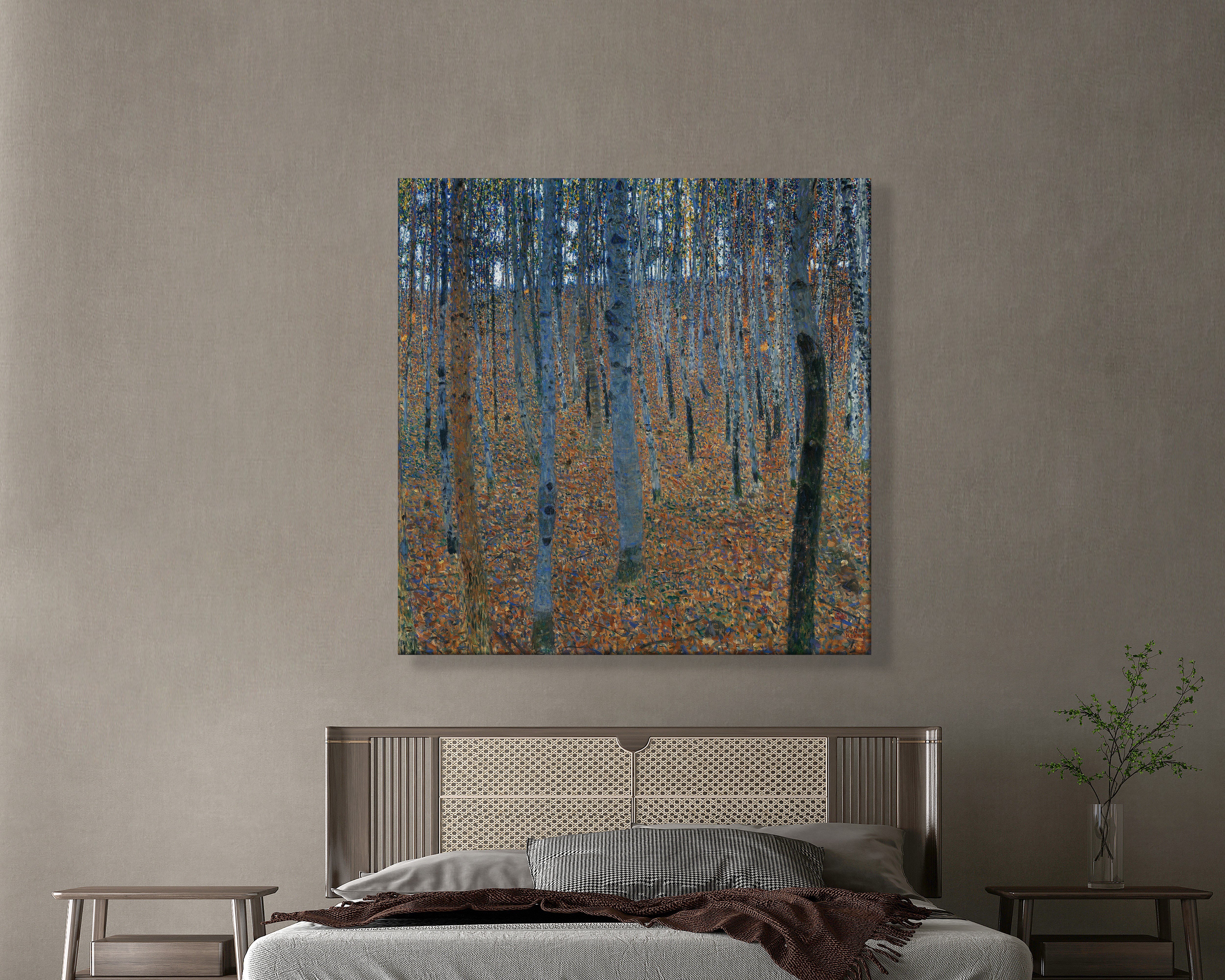 Gustav Klimt Kayın Ormanı I Kanvas Tablo – Beech Forest I 1902 | S