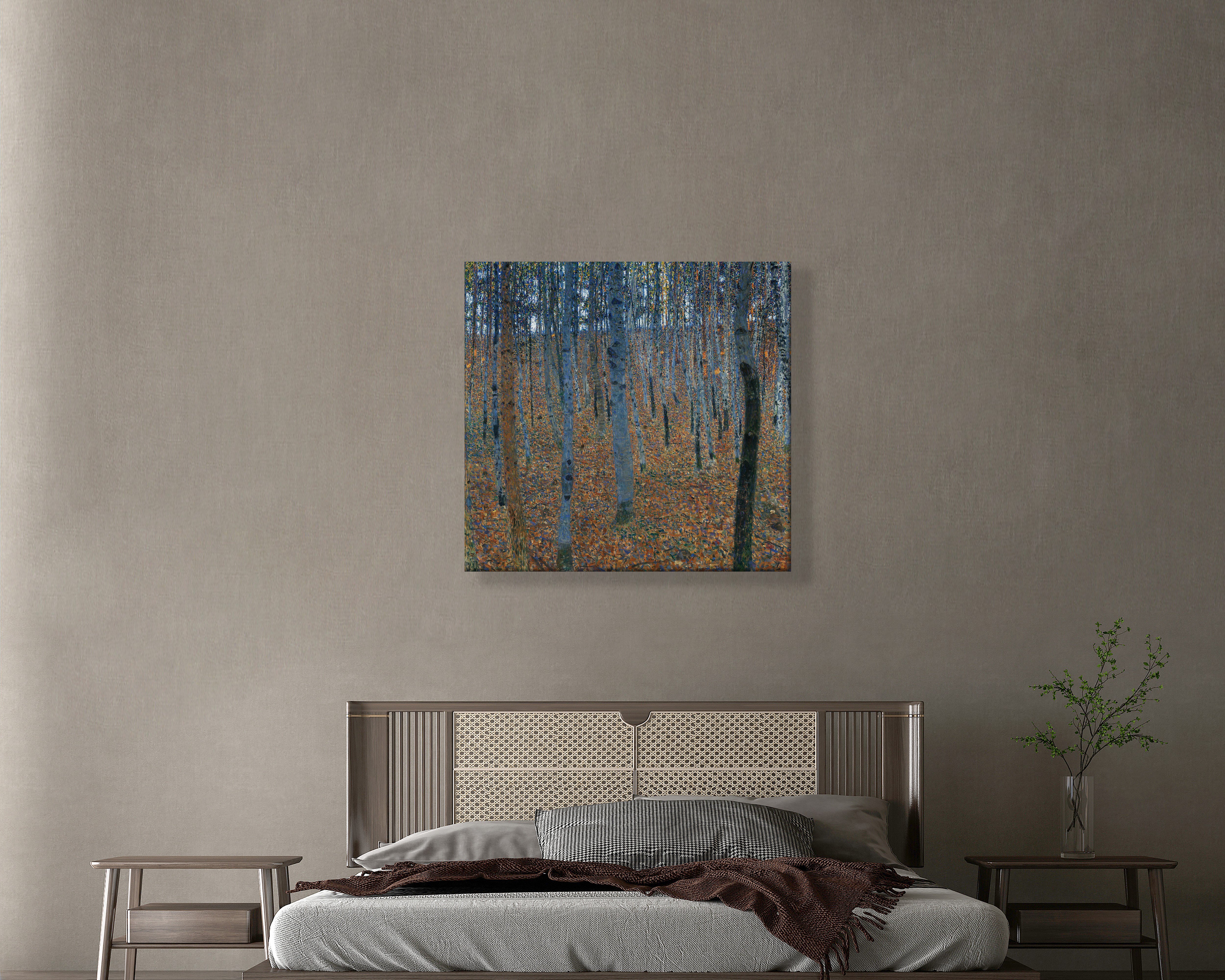 Gustav Klimt Kayın Ormanı I Kanvas Tablo – Beech Forest I 1902 | S