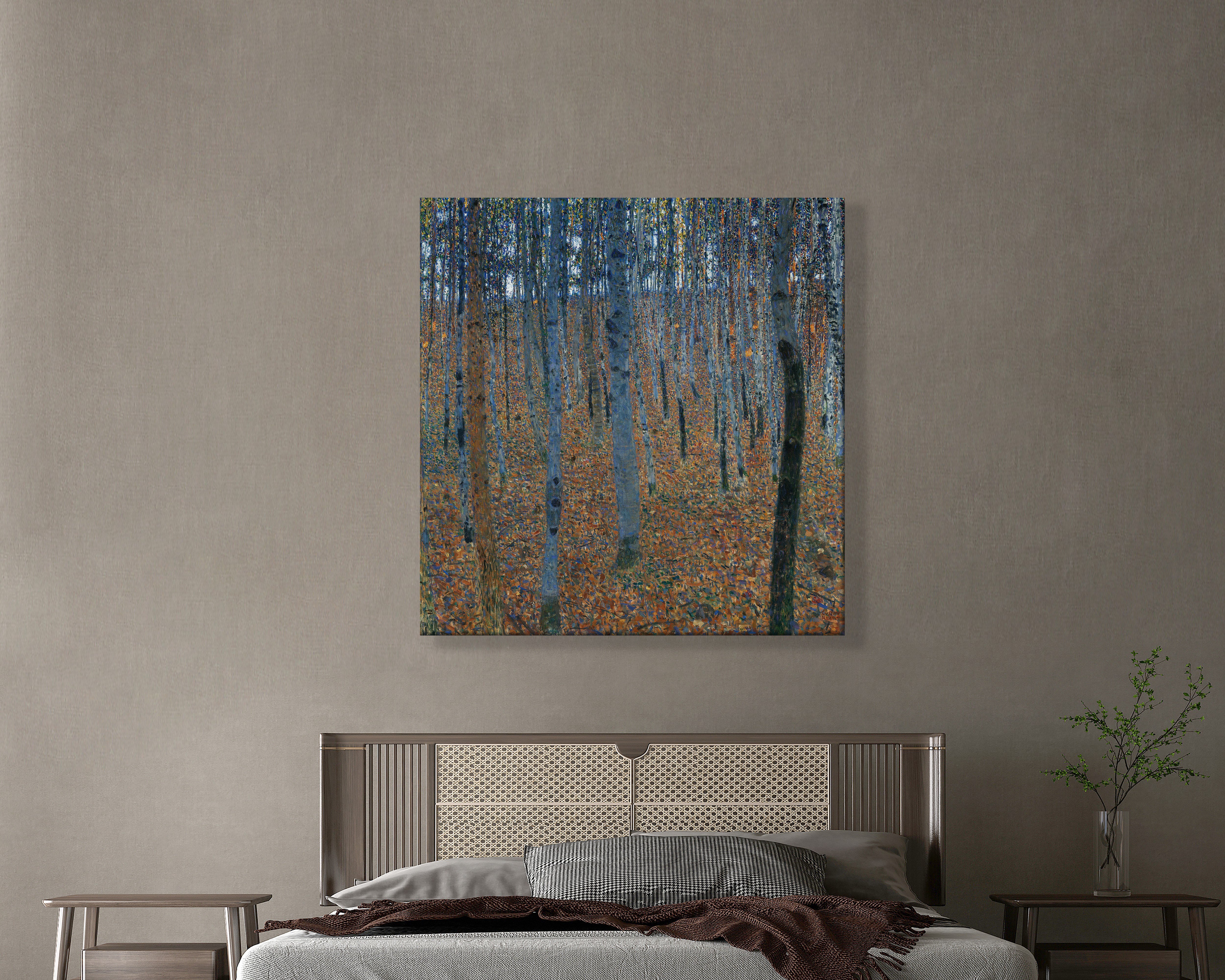 Gustav Klimt Kayın Ormanı I Kanvas Tablo – Beech Forest I 1902 | S