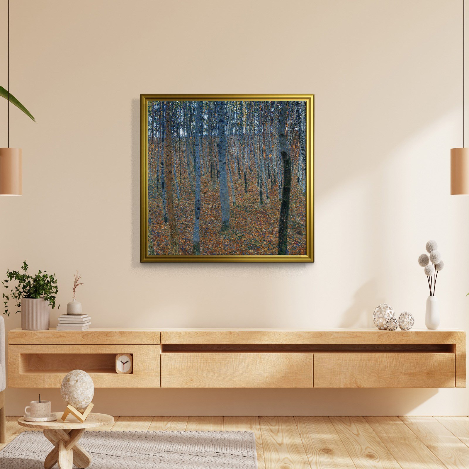 Gustav Klimt Kayın Ormanı I Kanvas Tablo – Beech Forest I 1902 | S