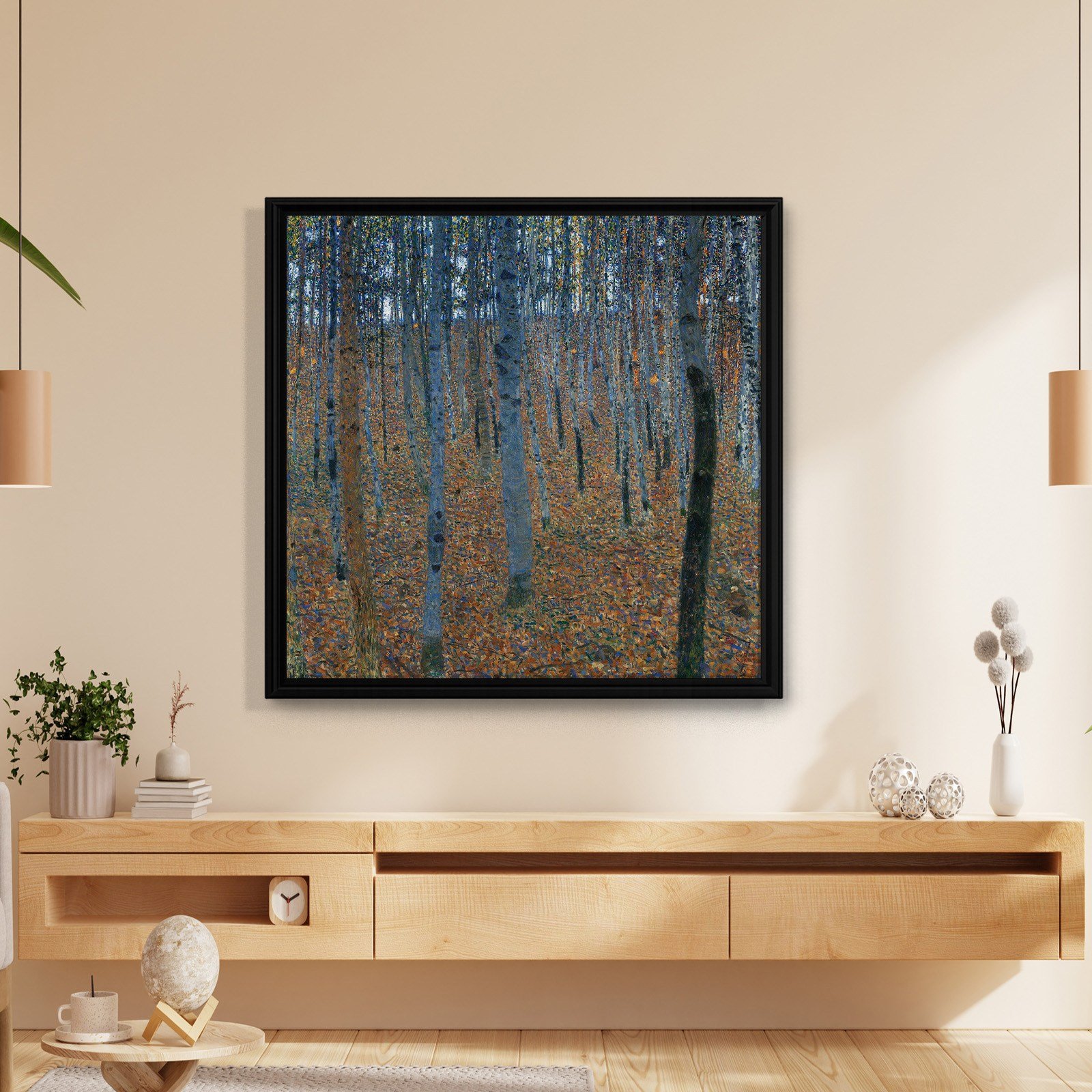 Gustav Klimt Kayın Ormanı I Kanvas Tablo – Beech Forest I 1902 | S