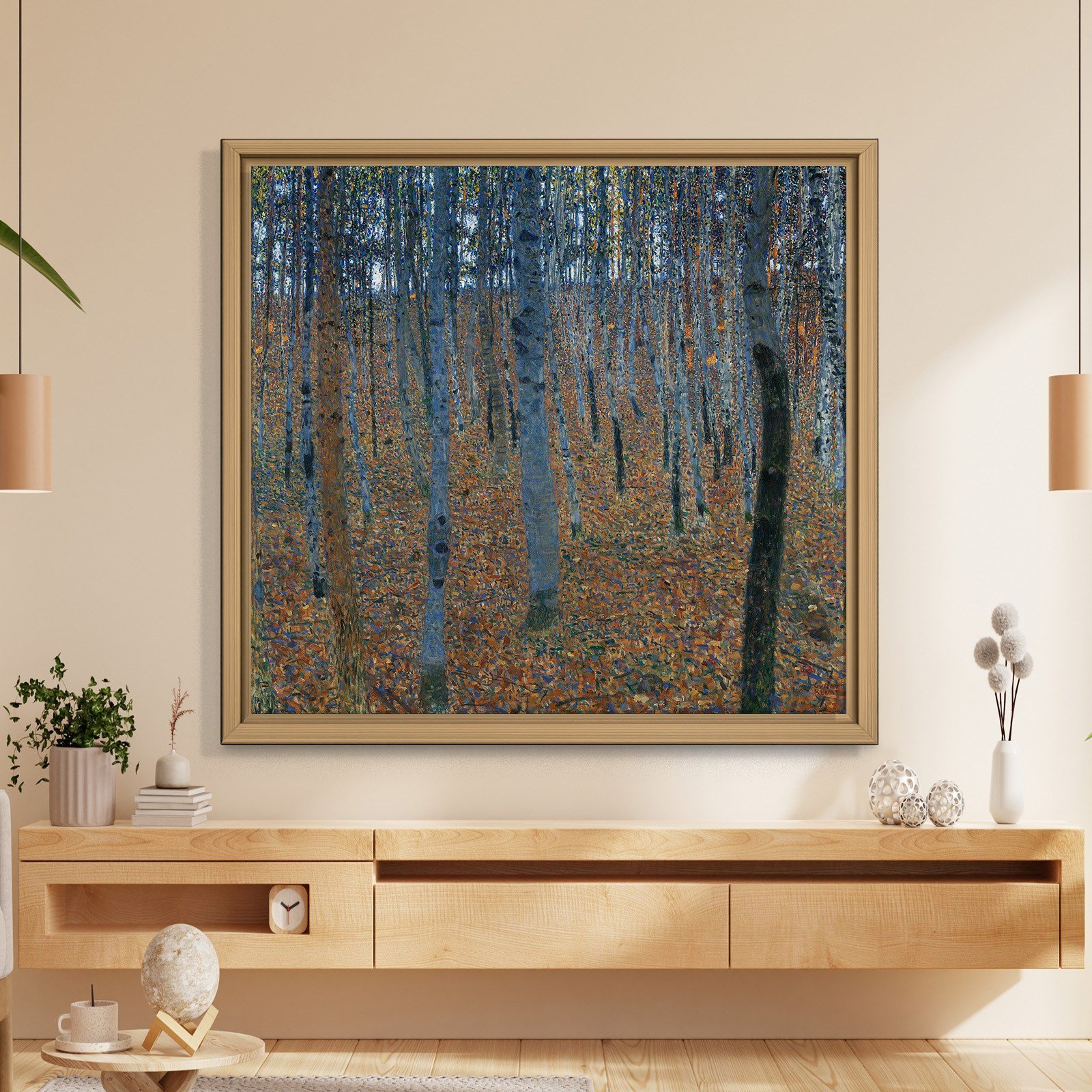 Gustav Klimt Kayın Ormanı I Kanvas Tablo – Beech Forest I 1902 | S