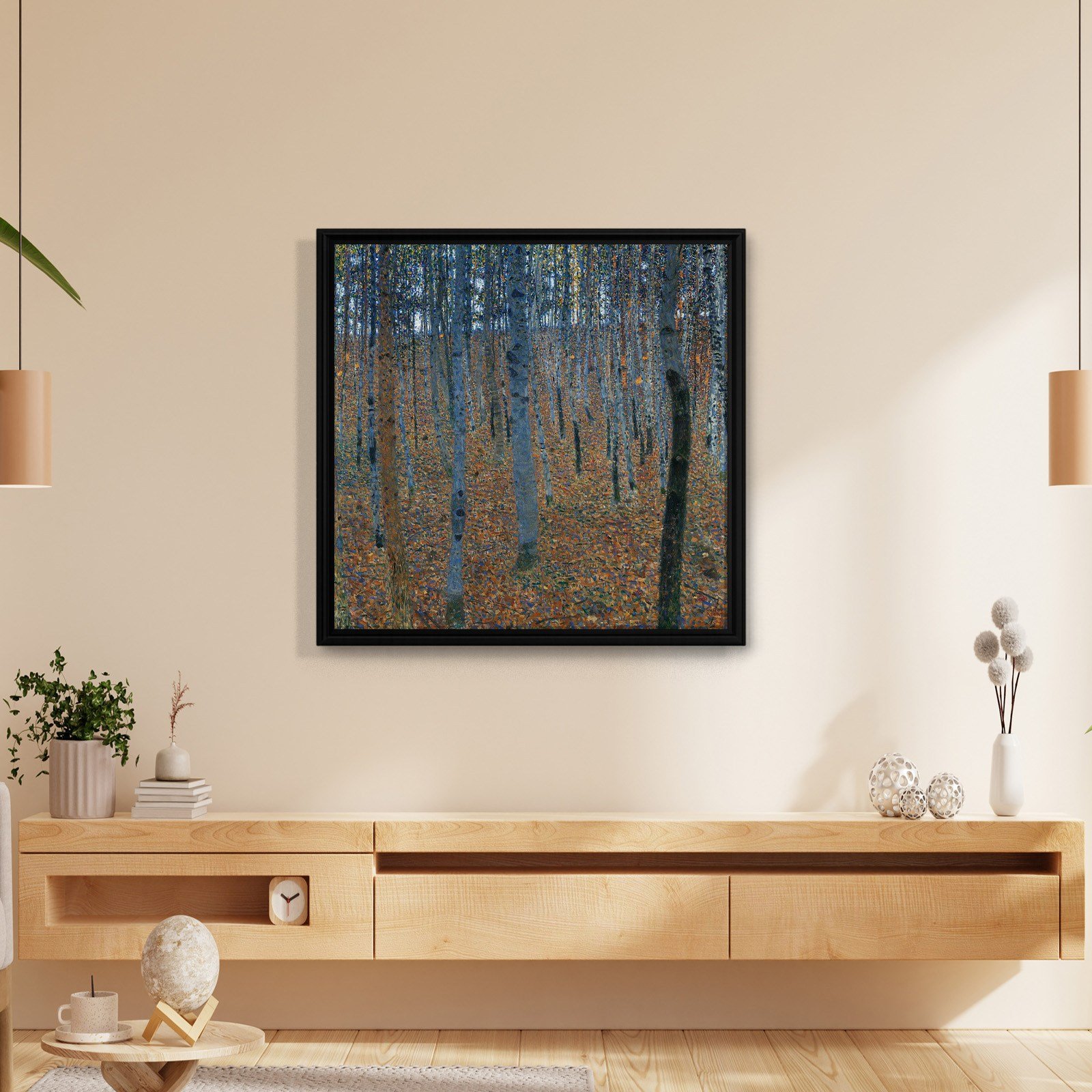 Gustav Klimt Kayın Ormanı I Kanvas Tablo – Beech Forest I 1902 | S