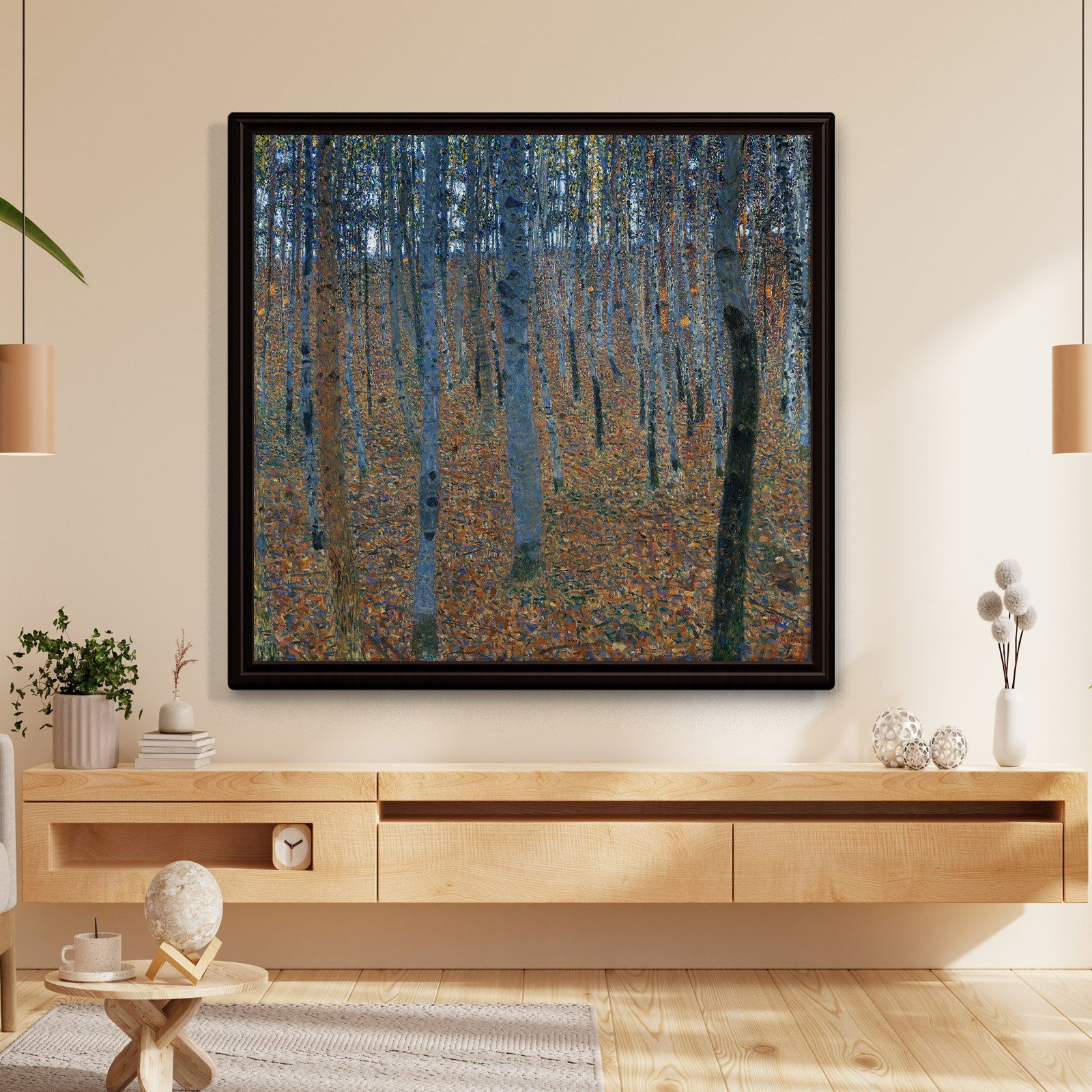 Gustav Klimt Kayın Ormanı I Kanvas Tablo – Beech Forest I 1902 | S