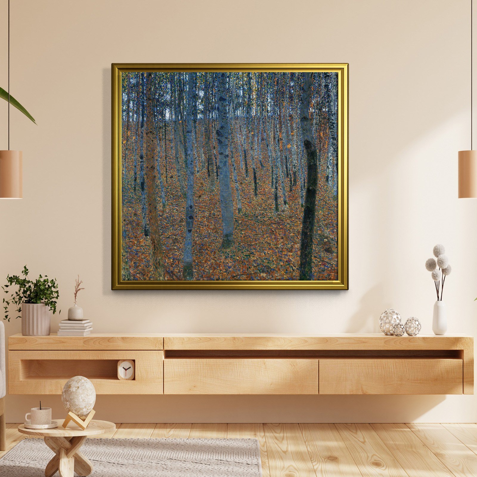 Gustav Klimt Kayın Ormanı I Kanvas Tablo – Beech Forest I 1902 | S