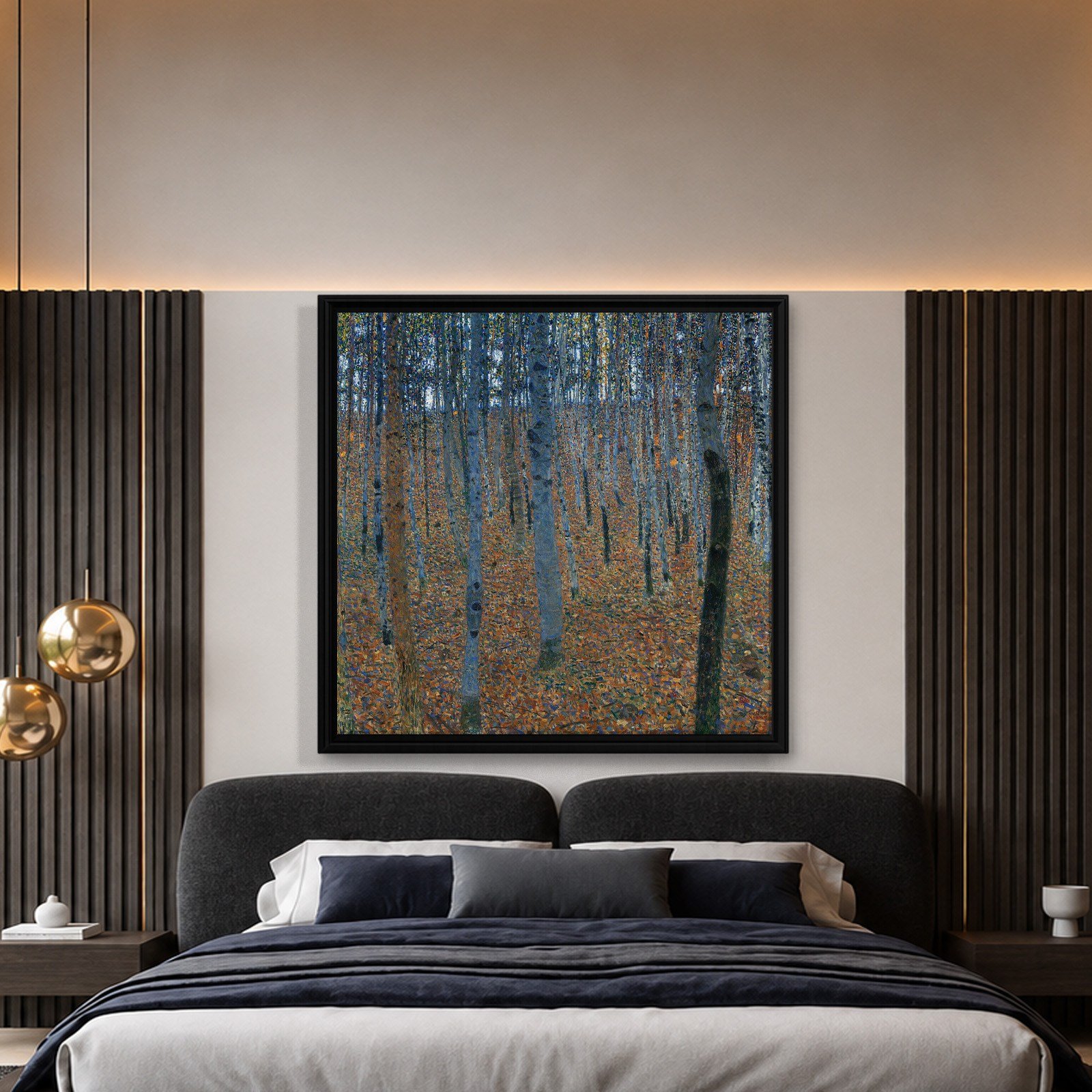 Gustav Klimt Kayın Ormanı I Kanvas Tablo – Beech Forest I 1902 | S