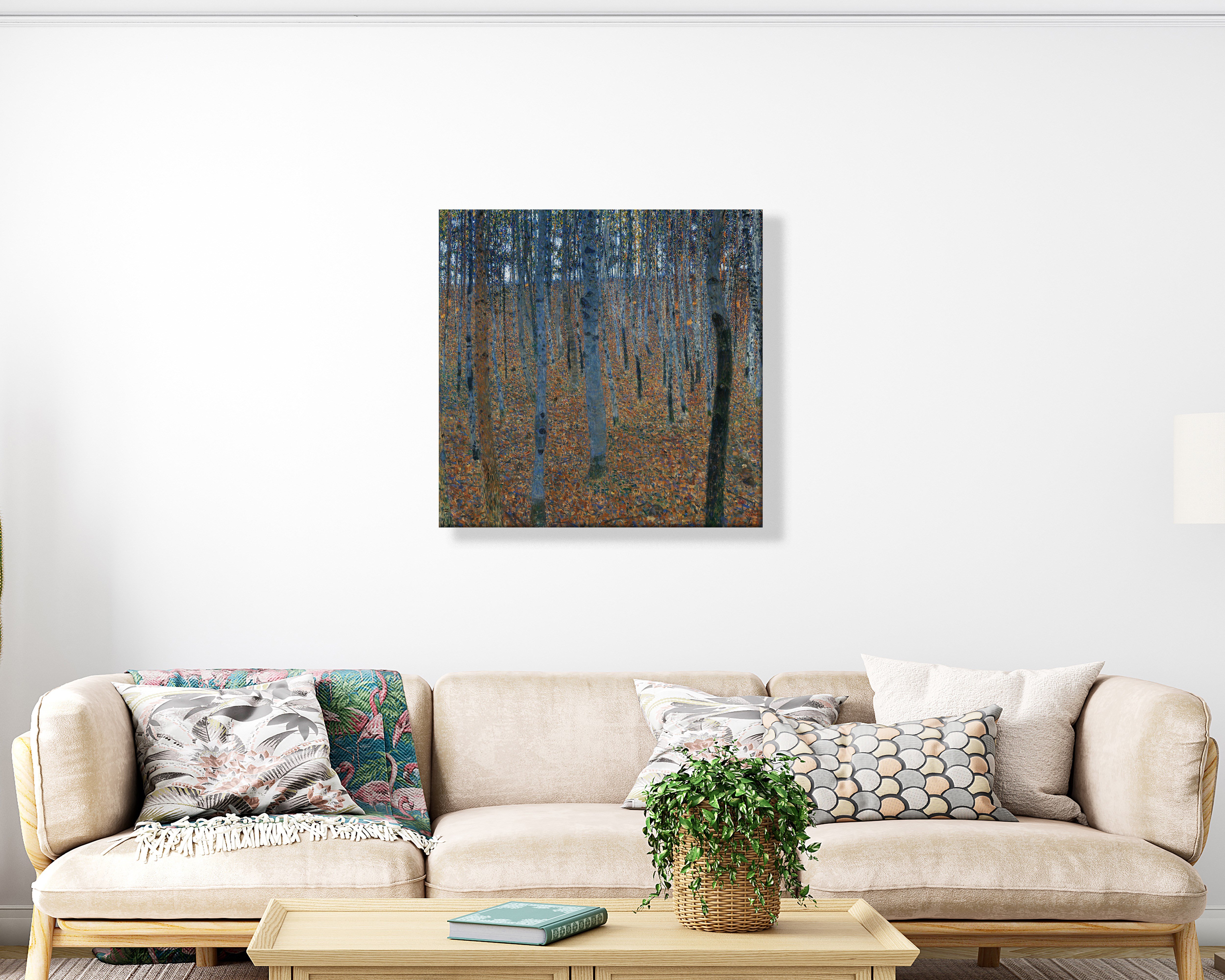 Gustav Klimt Kayın Ormanı I Kanvas Tablo – Beech Forest I 1902 | S