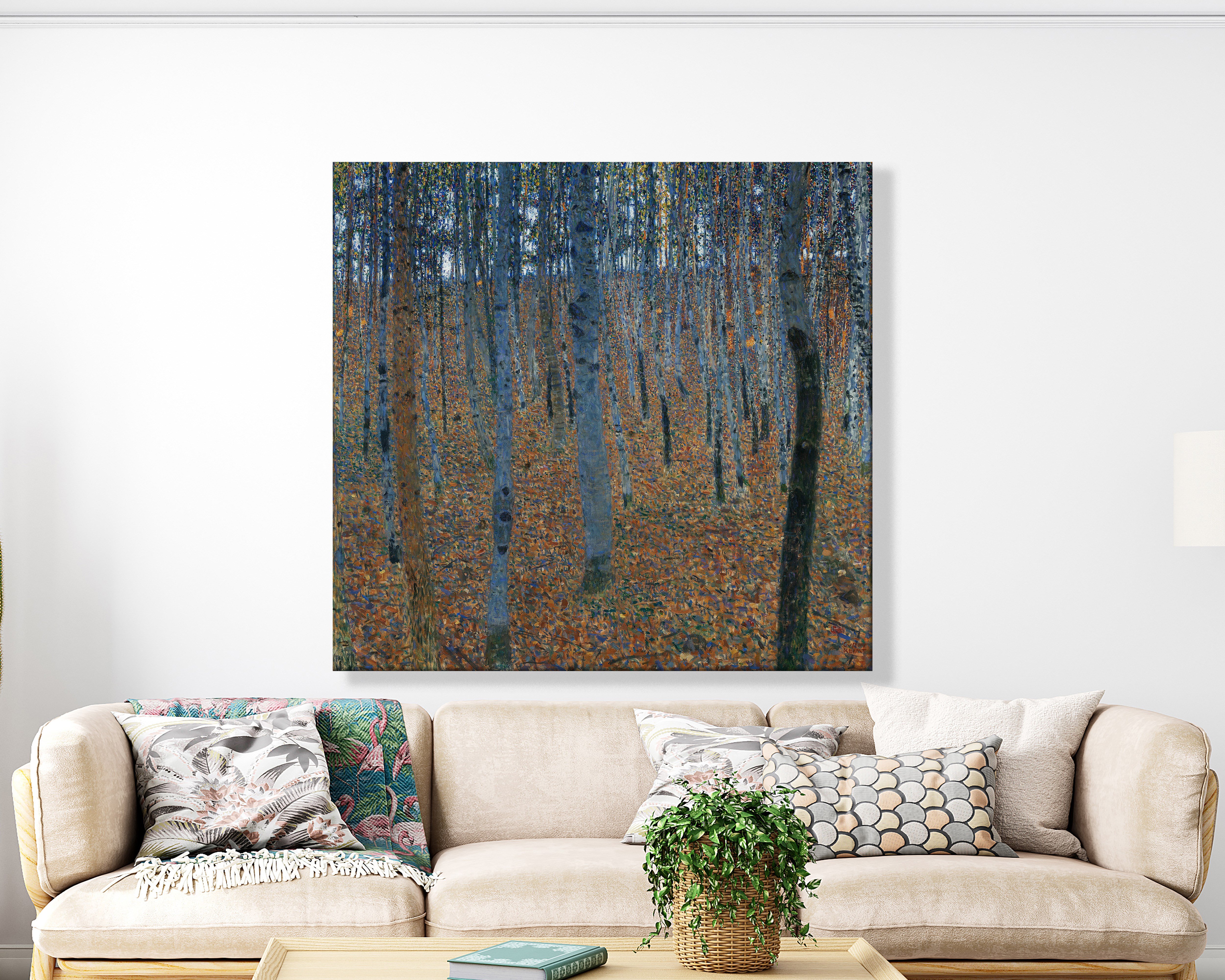 Gustav Klimt Kayın Ormanı I Kanvas Tablo – Beech Forest I 1902 | S