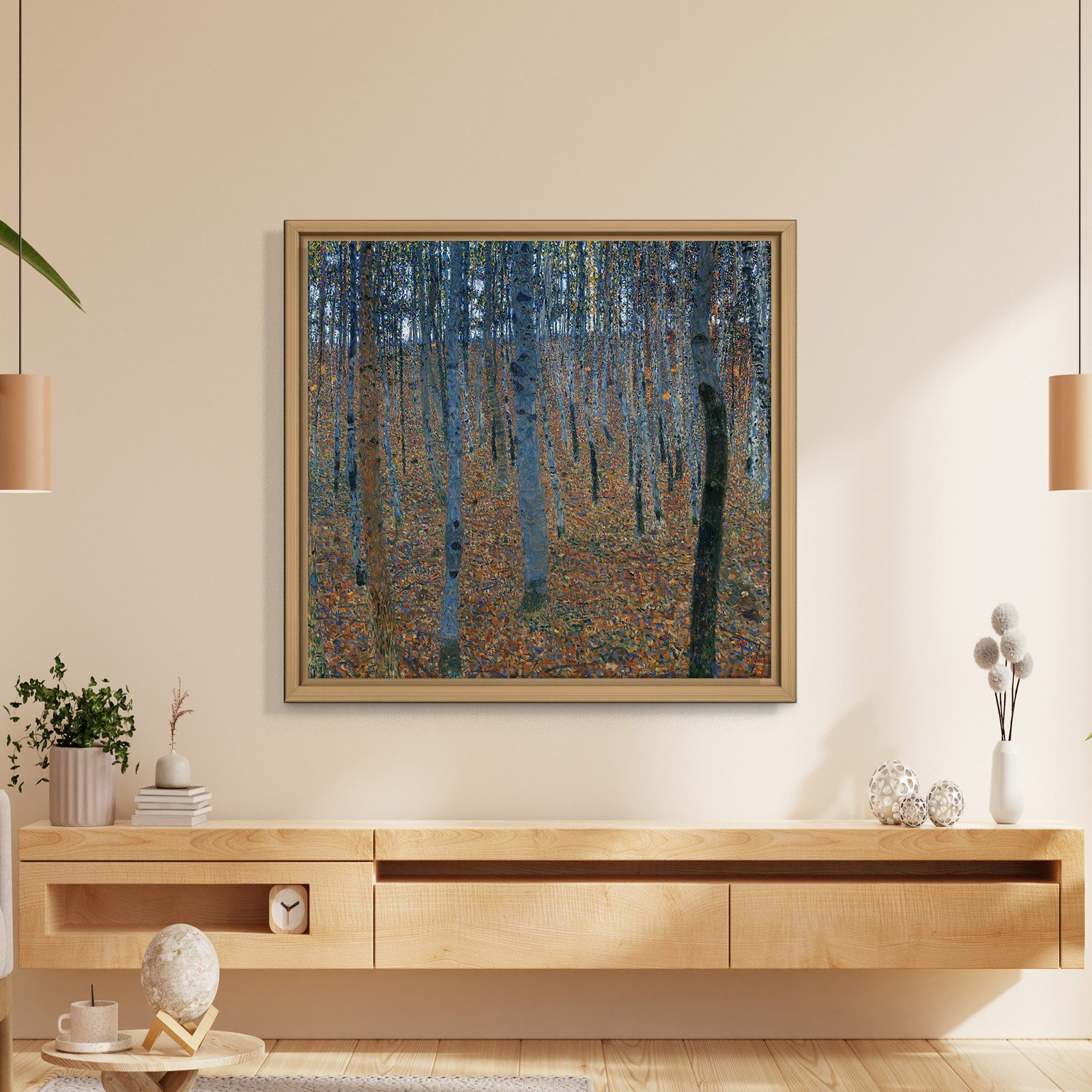 Gustav Klimt Kayın Ormanı I Kanvas Tablo – Beech Forest I 1902 | S