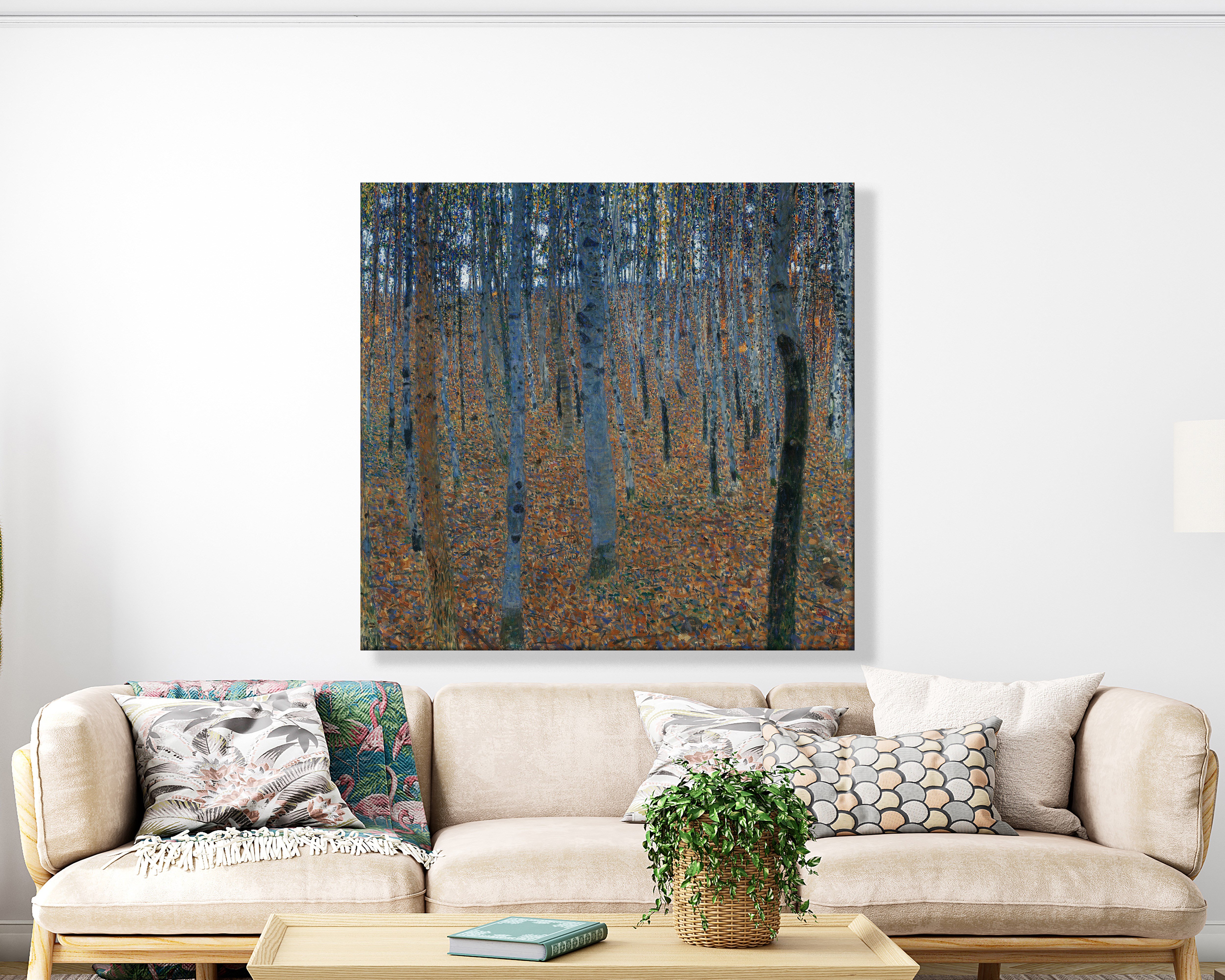 Gustav Klimt Kayın Ormanı I Kanvas Tablo – Beech Forest I 1902 | S