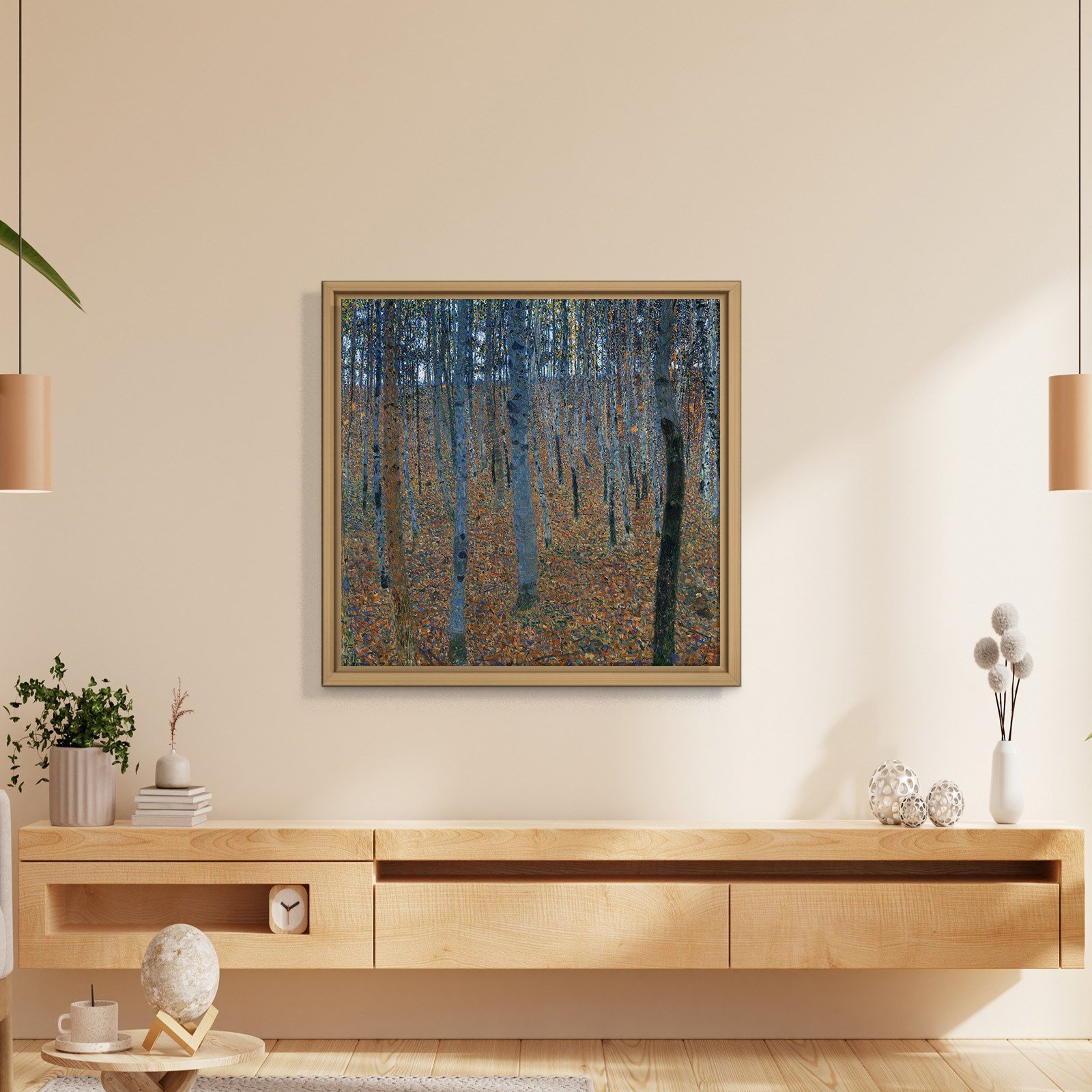 Gustav Klimt Kayın Ormanı I Kanvas Tablo – Beech Forest I 1902 | S