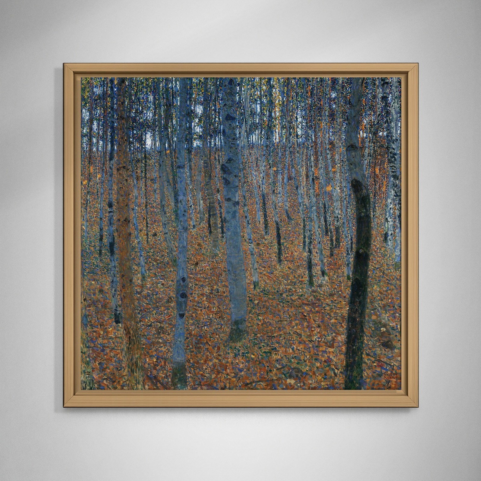 Gustav Klimt Kayın Ormanı I Kanvas Tablo – Beech Forest I 1902 | S