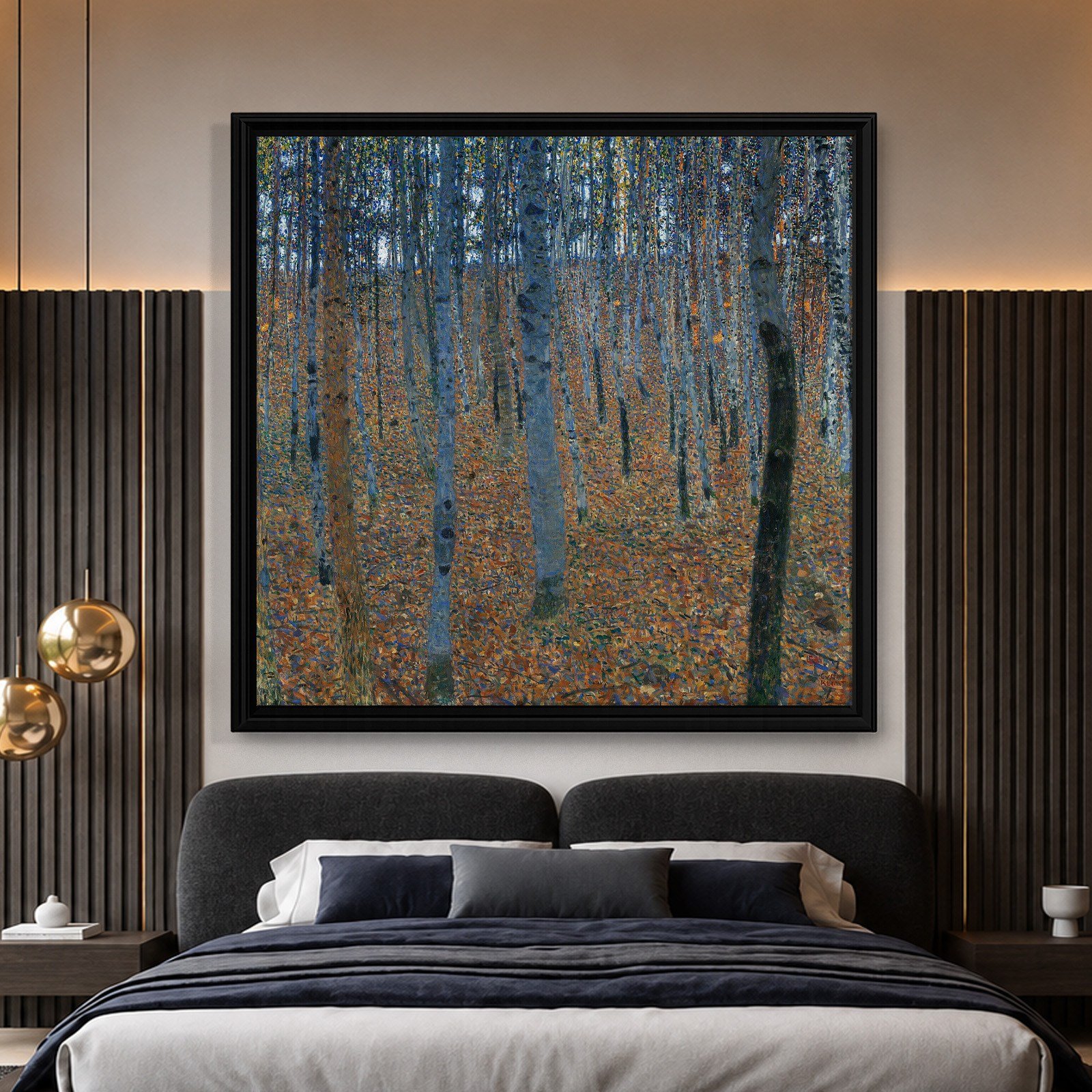 Gustav Klimt Kayın Ormanı I Kanvas Tablo – Beech Forest I 1902 | S