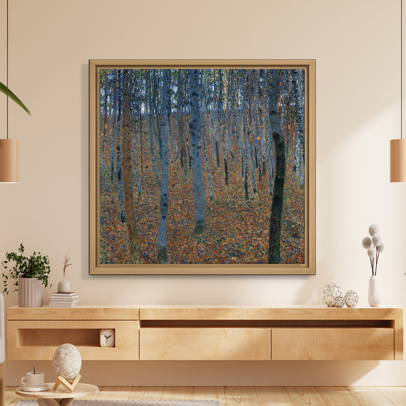 Gustav Klimt Kayın Ormanı I Kanvas Tablo – Beech Forest I 1902 | S