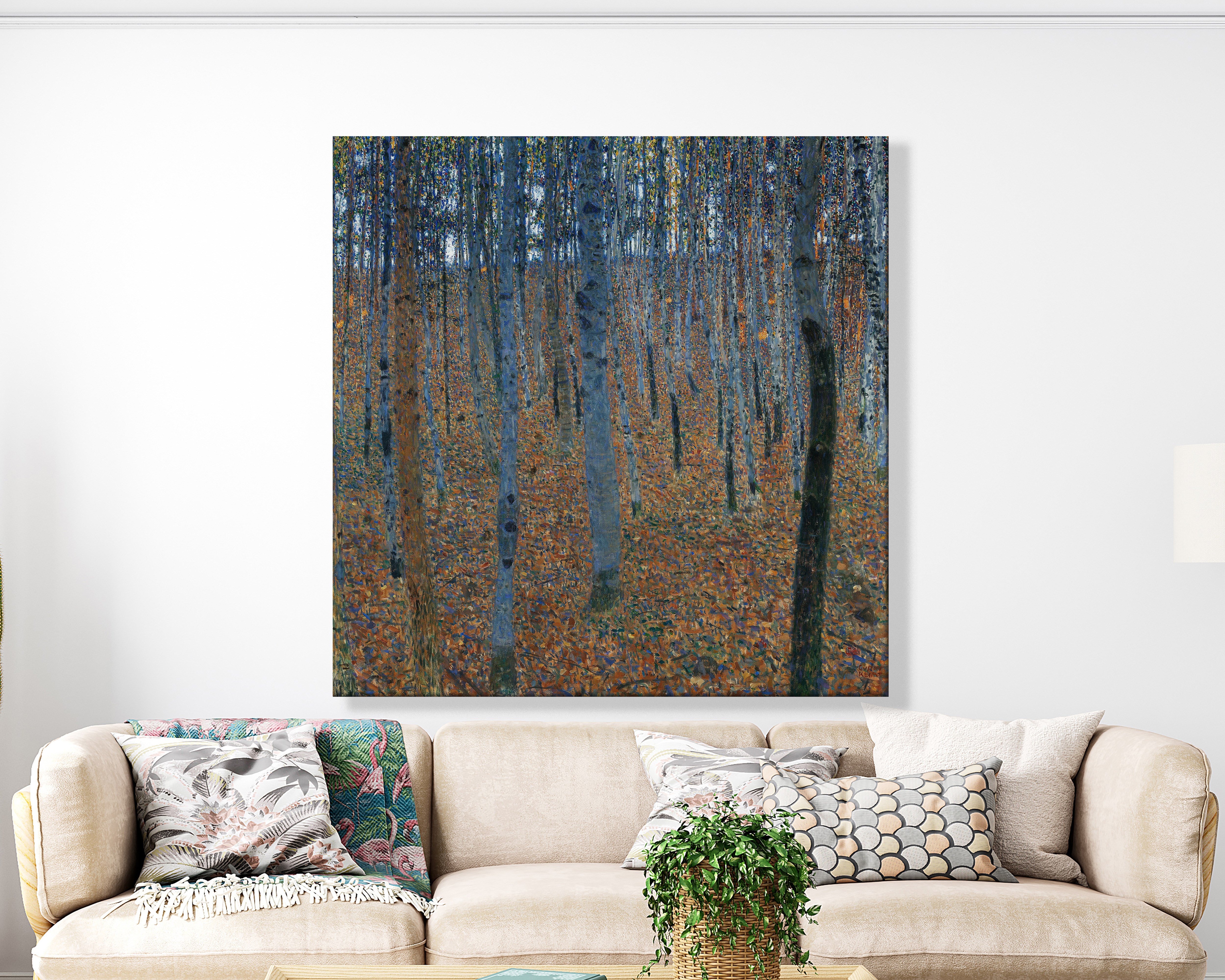 Gustav Klimt Kayın Ormanı I Kanvas Tablo – Beech Forest I 1902 | S