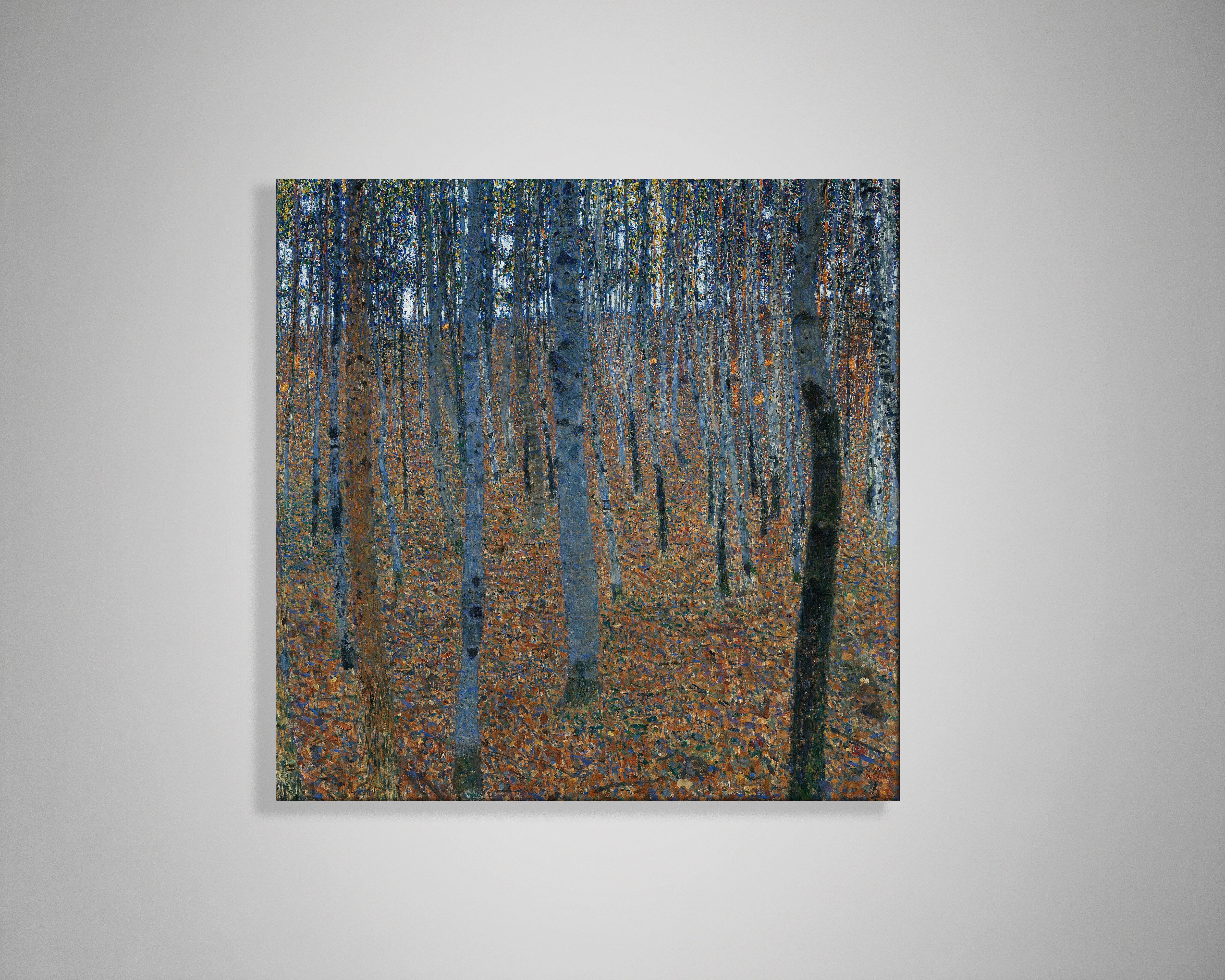 Gustav Klimt Kayın Ormanı I Kanvas Tablo – Beech Forest I 1902 | S