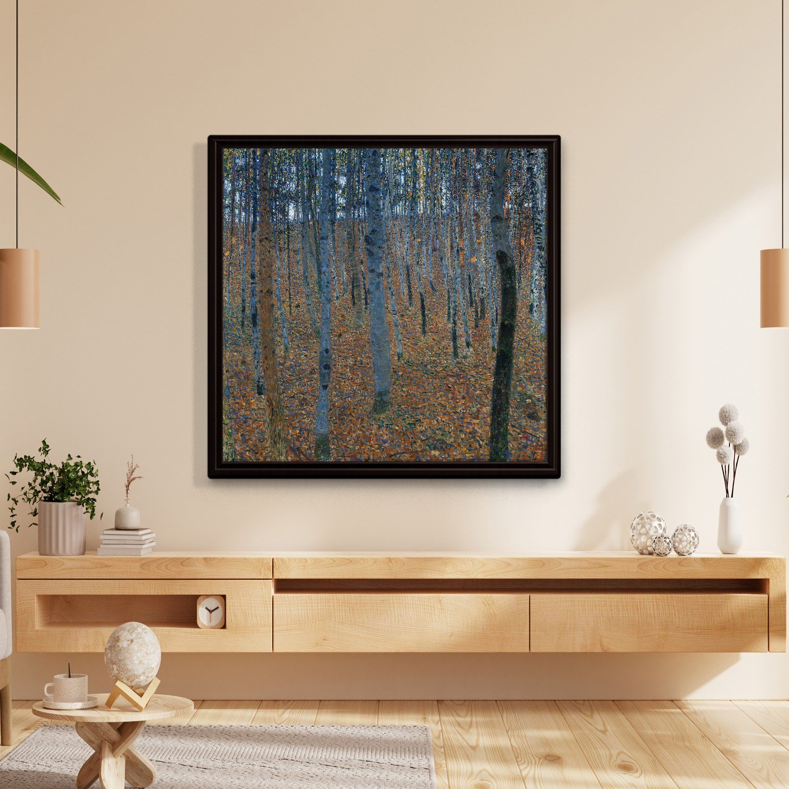 Gustav Klimt Kayın Ormanı I Kanvas Tablo – Beech Forest I 1902 | S