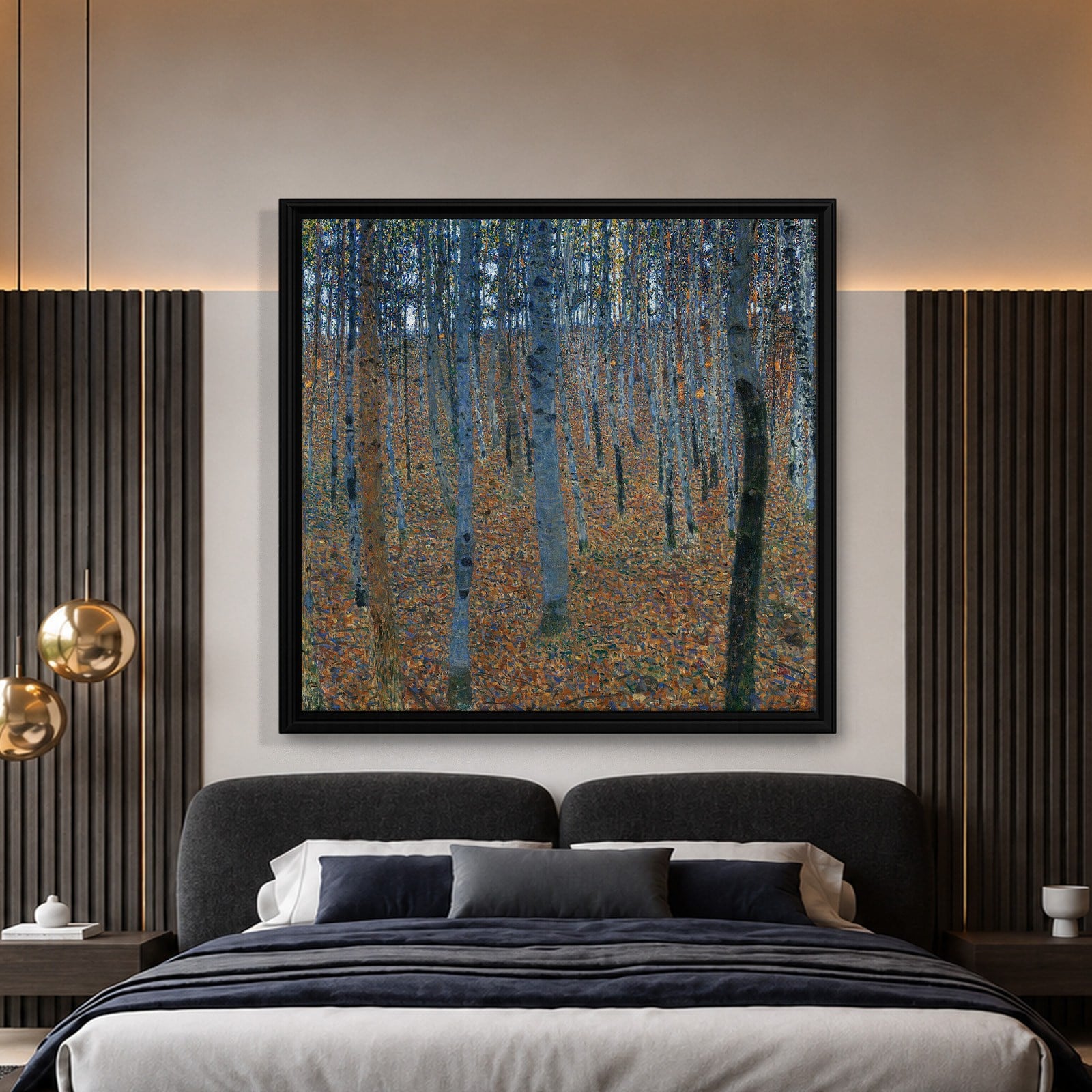 Gustav Klimt Kayın Ormanı I Kanvas Tablo – Beech Forest I 1902 | S