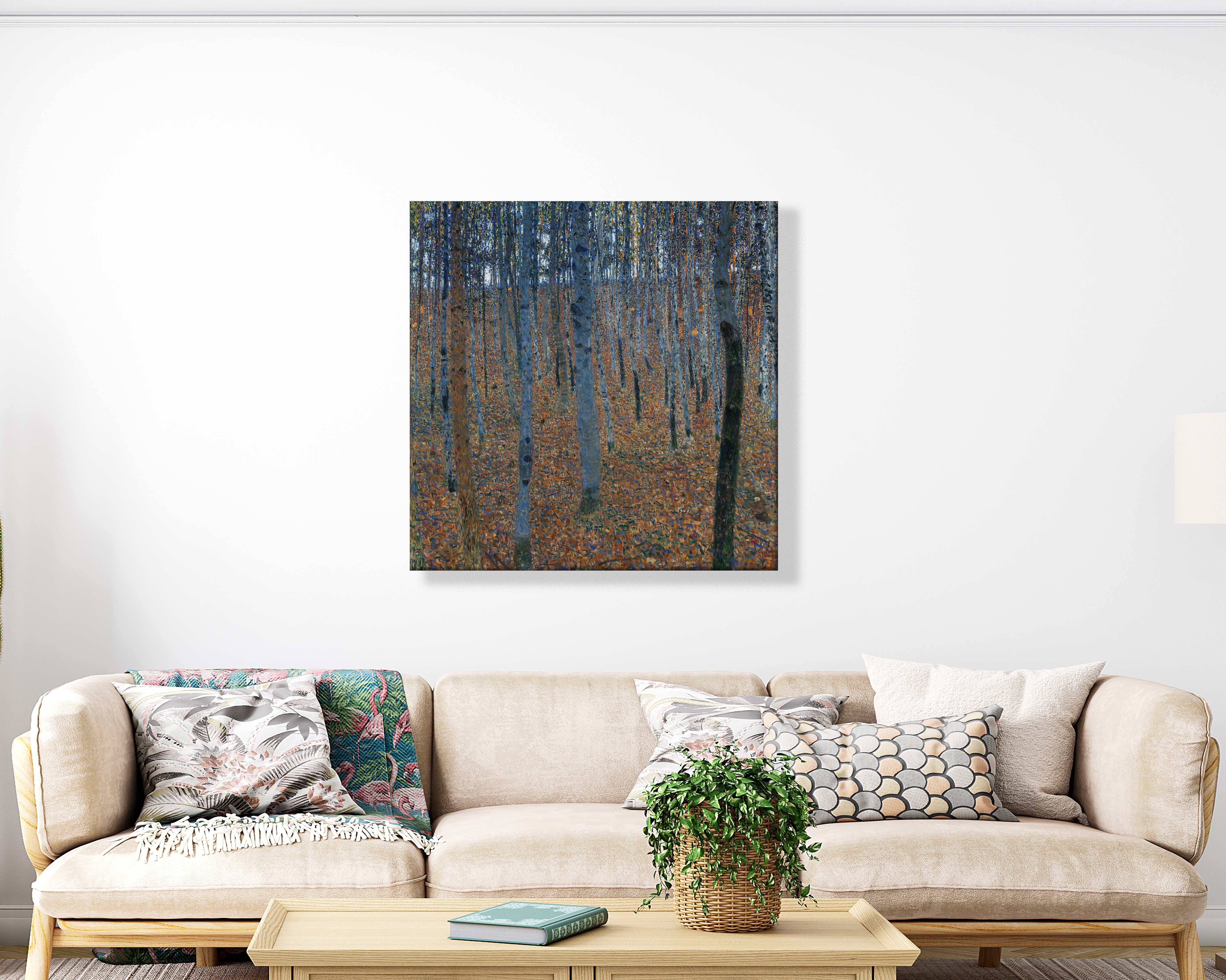 Gustav Klimt Kayın Ormanı I Kanvas Tablo – Beech Forest I 1902 | S