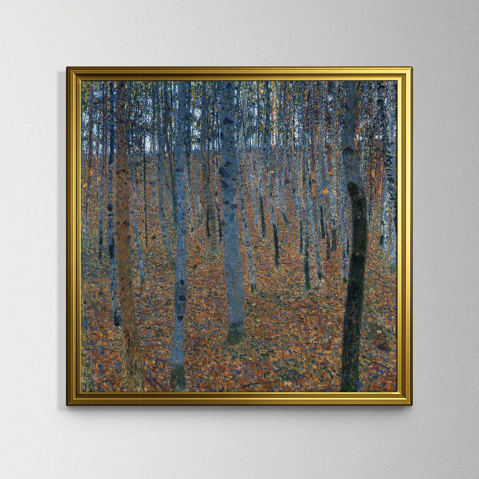 Gustav Klimt Kayın Ormanı I Kanvas Tablo – Beech Forest I 1902 | S