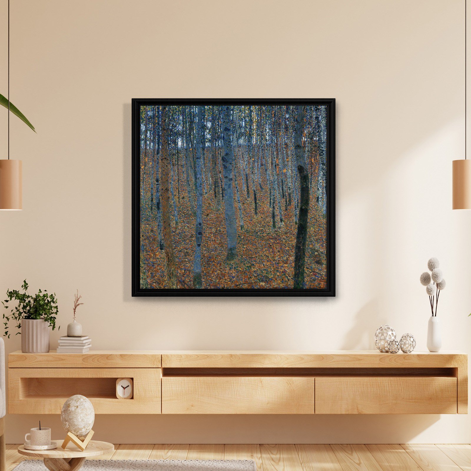 Gustav Klimt Kayın Ormanı I Kanvas Tablo – Beech Forest I 1902 | S