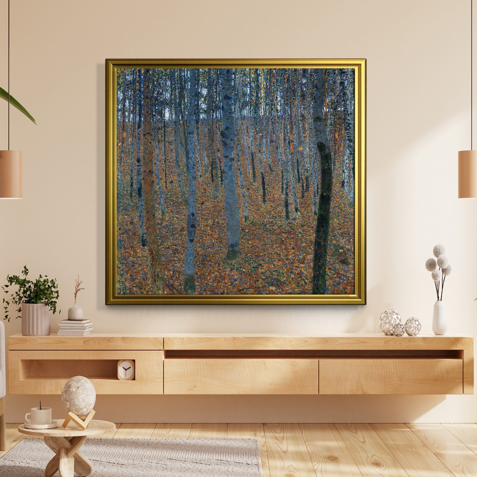 Gustav Klimt Kayın Ormanı I Kanvas Tablo – Beech Forest I 1902 | S