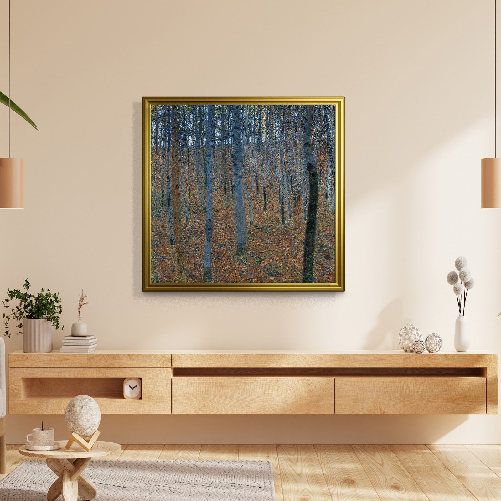 Gustav Klimt Kayın Ormanı I Kanvas Tablo – Beech Forest I 1902 | S