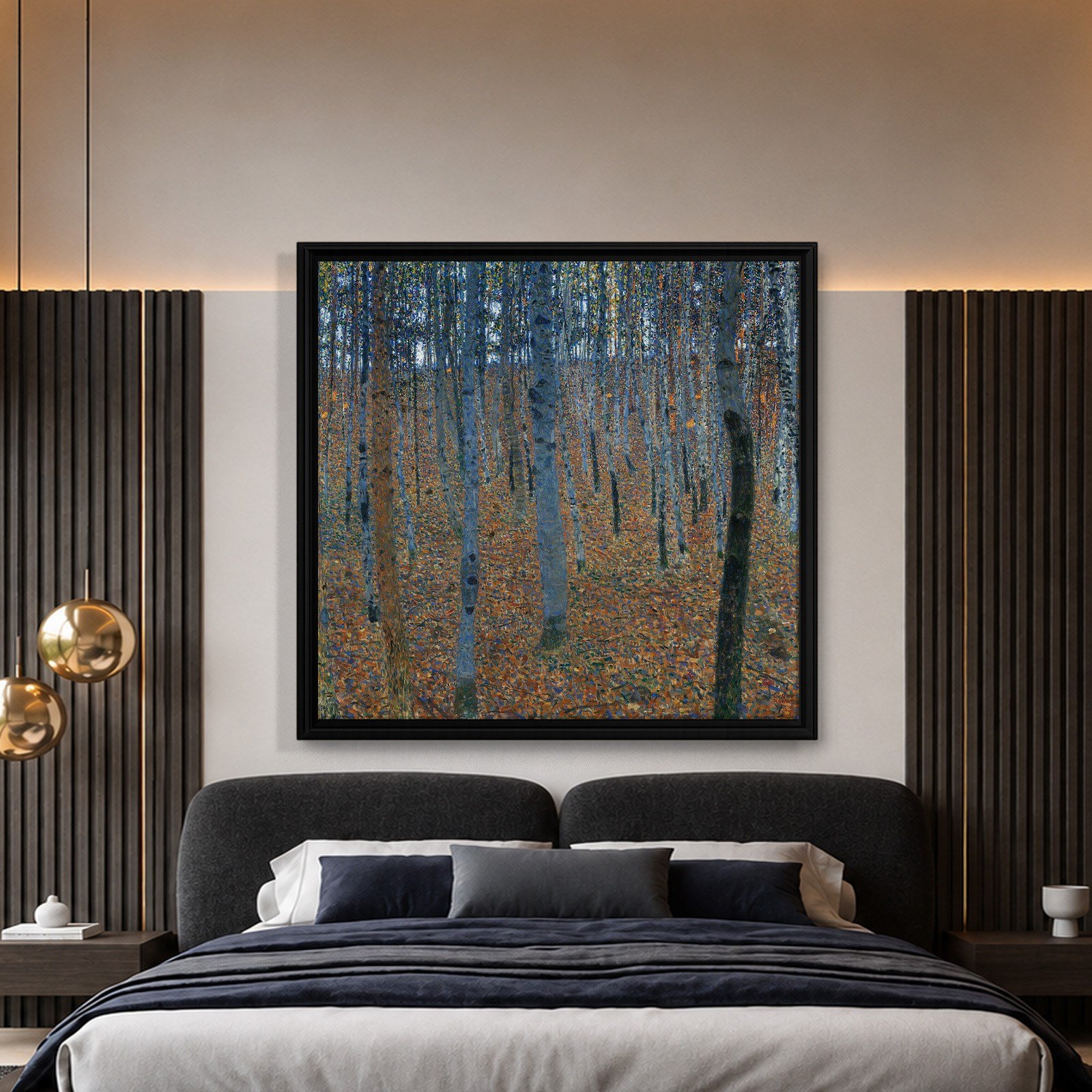 Gustav Klimt Kayın Ormanı I Kanvas Tablo – Beech Forest I 1902 | S