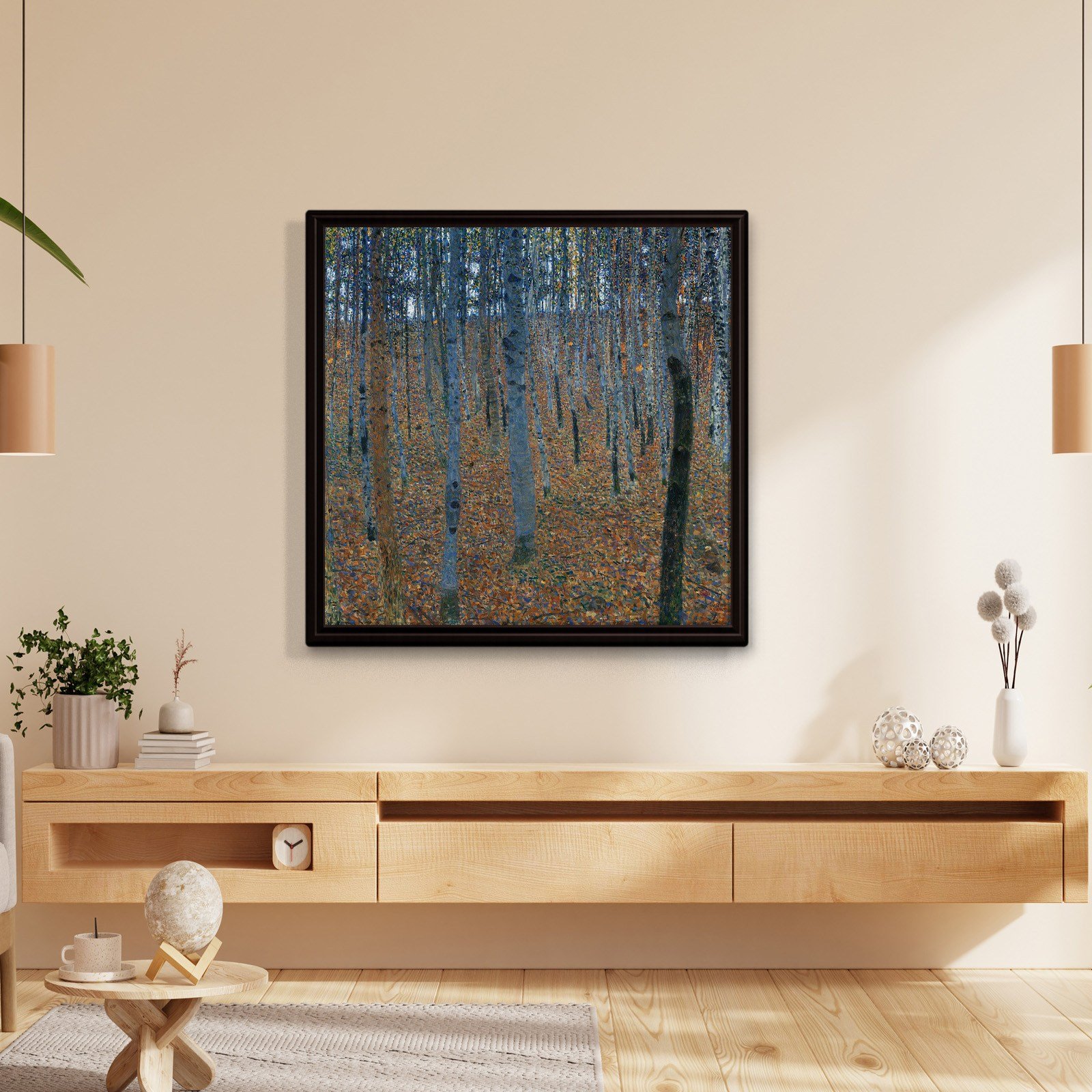 Gustav Klimt Kayın Ormanı I Kanvas Tablo – Beech Forest I 1902 | S