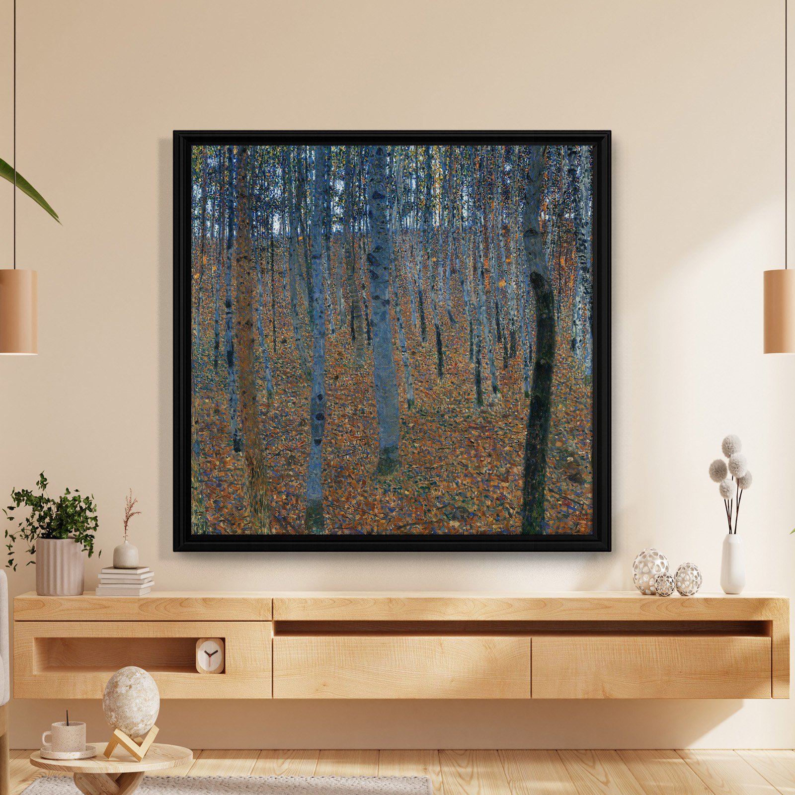 Gustav Klimt Kayın Ormanı I Kanvas Tablo – Beech Forest I 1902 | S