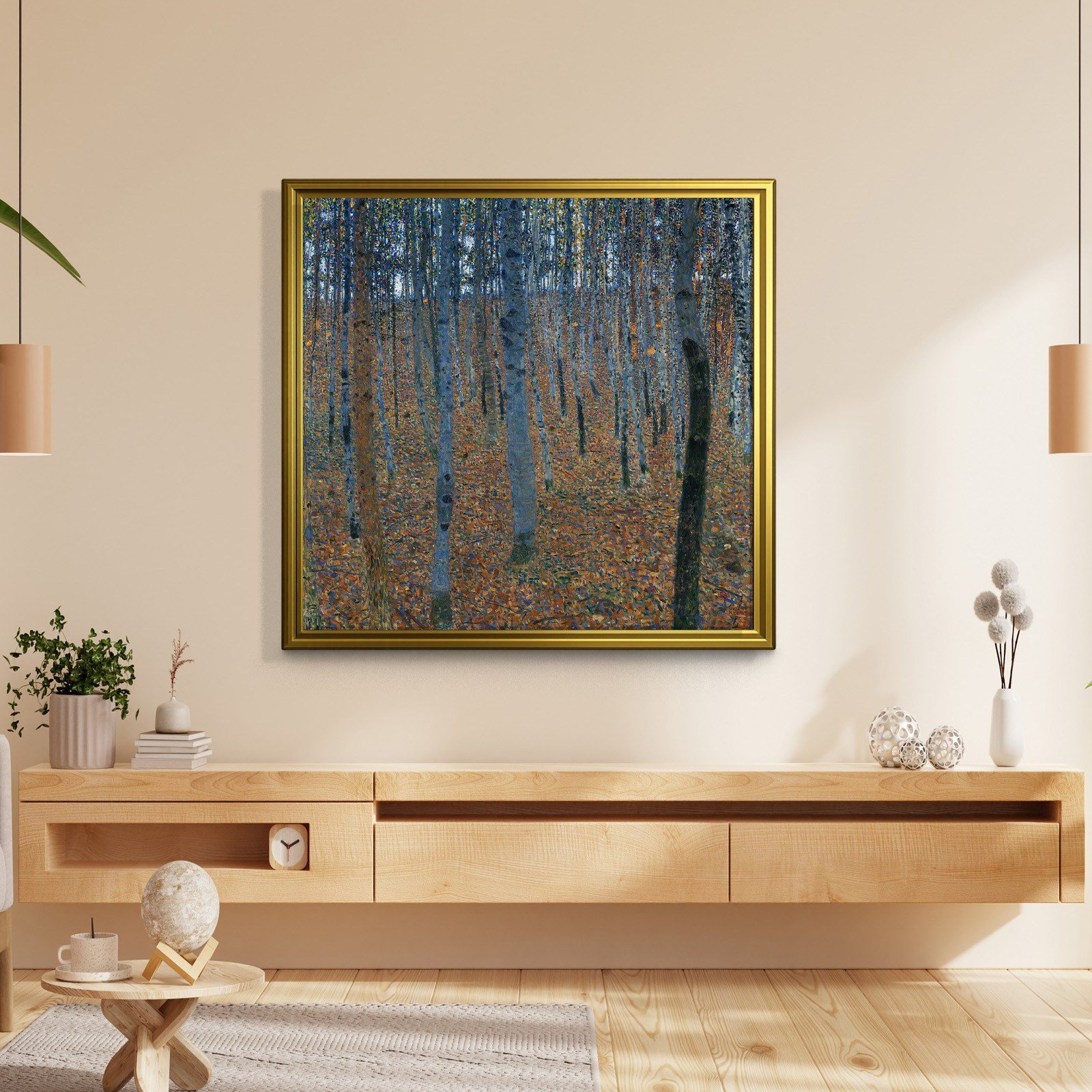 Gustav Klimt Kayın Ormanı I Kanvas Tablo – Beech Forest I 1902 | S