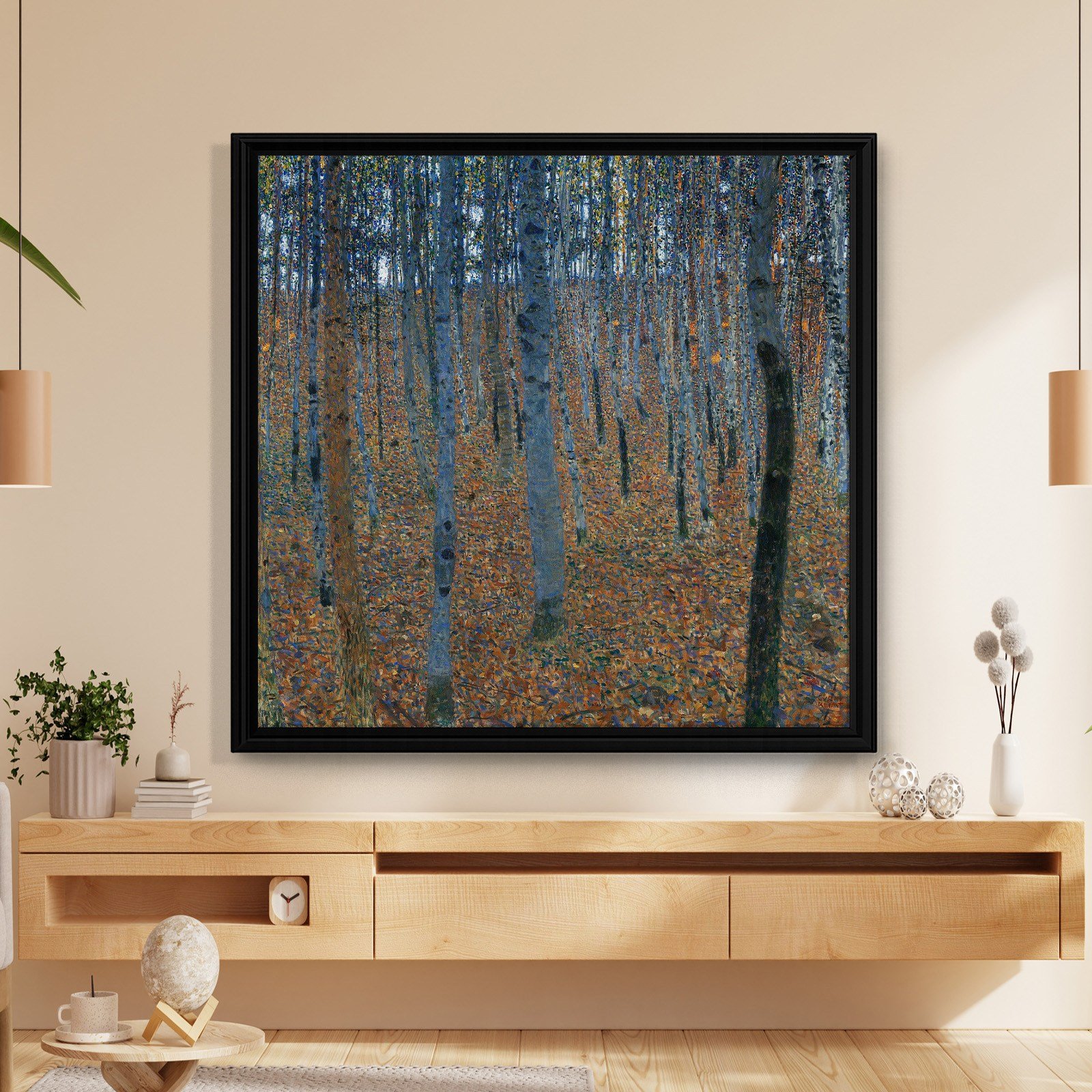 Gustav Klimt Kayın Ormanı I Kanvas Tablo – Beech Forest I 1902 | S