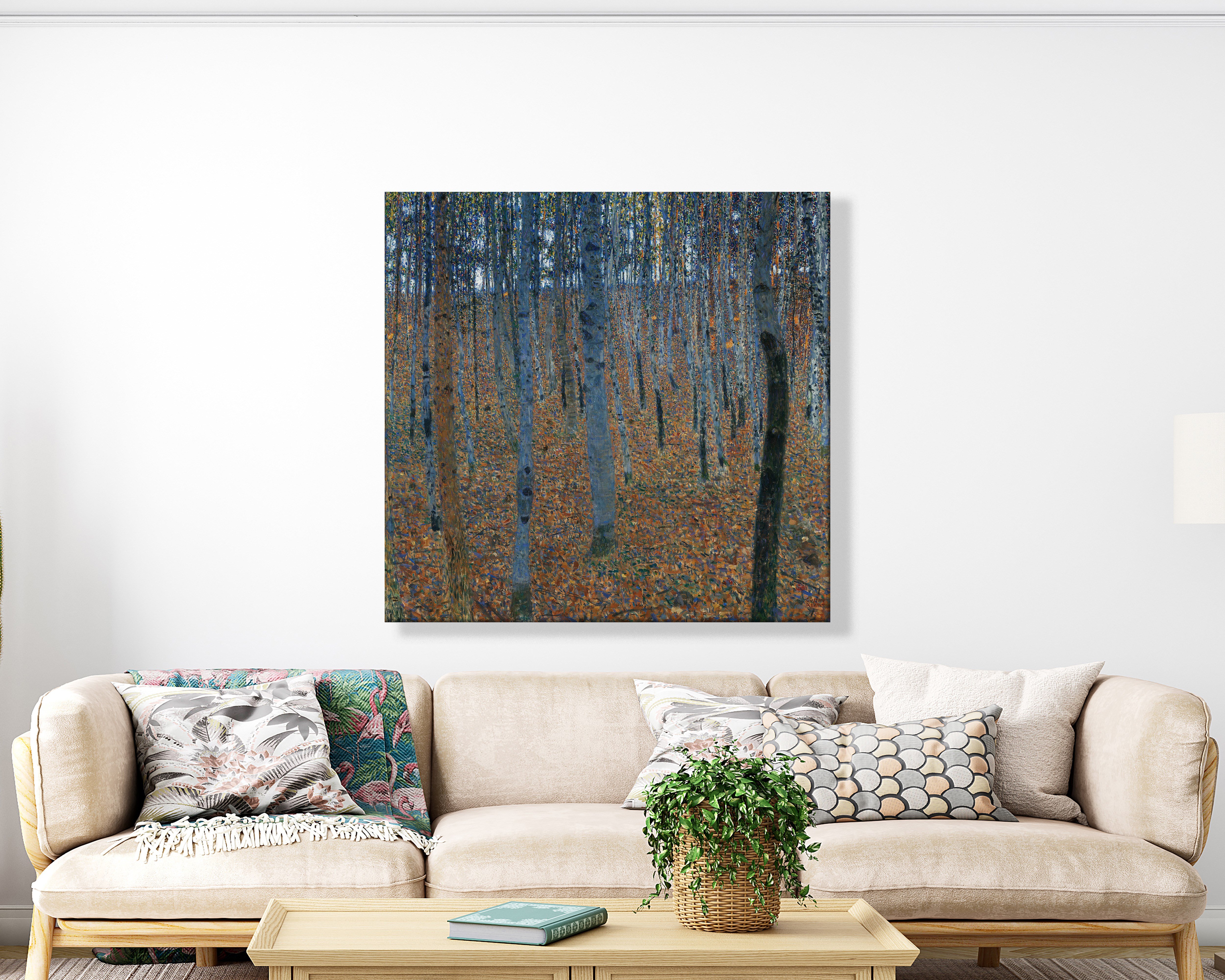 Gustav Klimt Kayın Ormanı I Kanvas Tablo – Beech Forest I 1902 | S