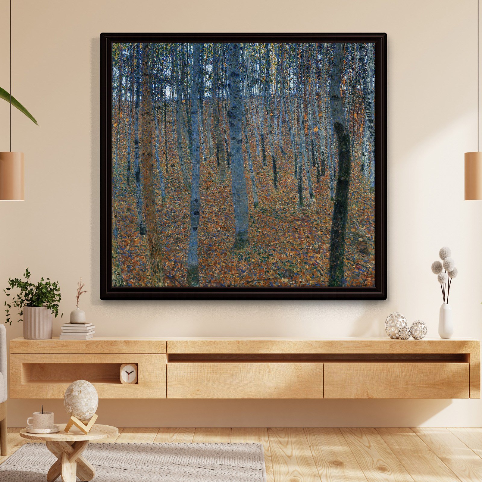 Gustav Klimt Kayın Ormanı I Kanvas Tablo – Beech Forest I 1902 | S