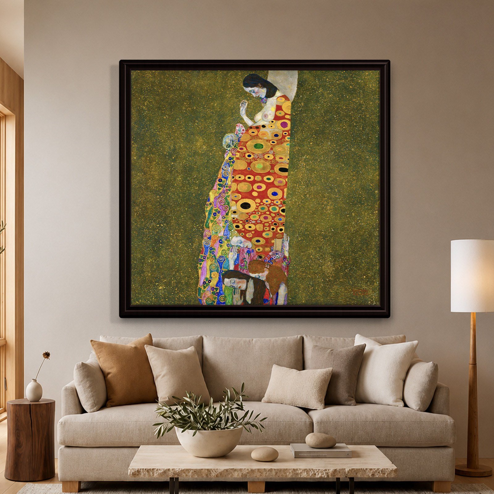 Gustav Klimt Umut II Kanvas Tablo – Hope II 1907-1908