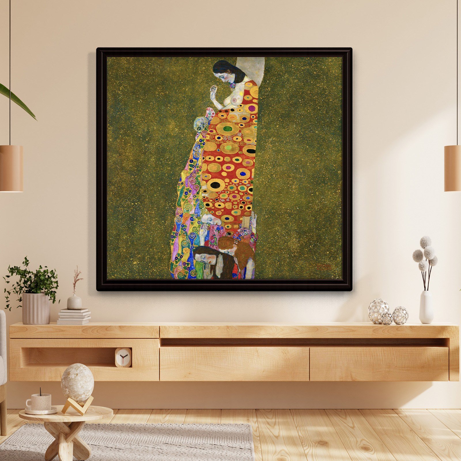 Gustav Klimt Umut II Kanvas Tablo – Hope II 1907-1908