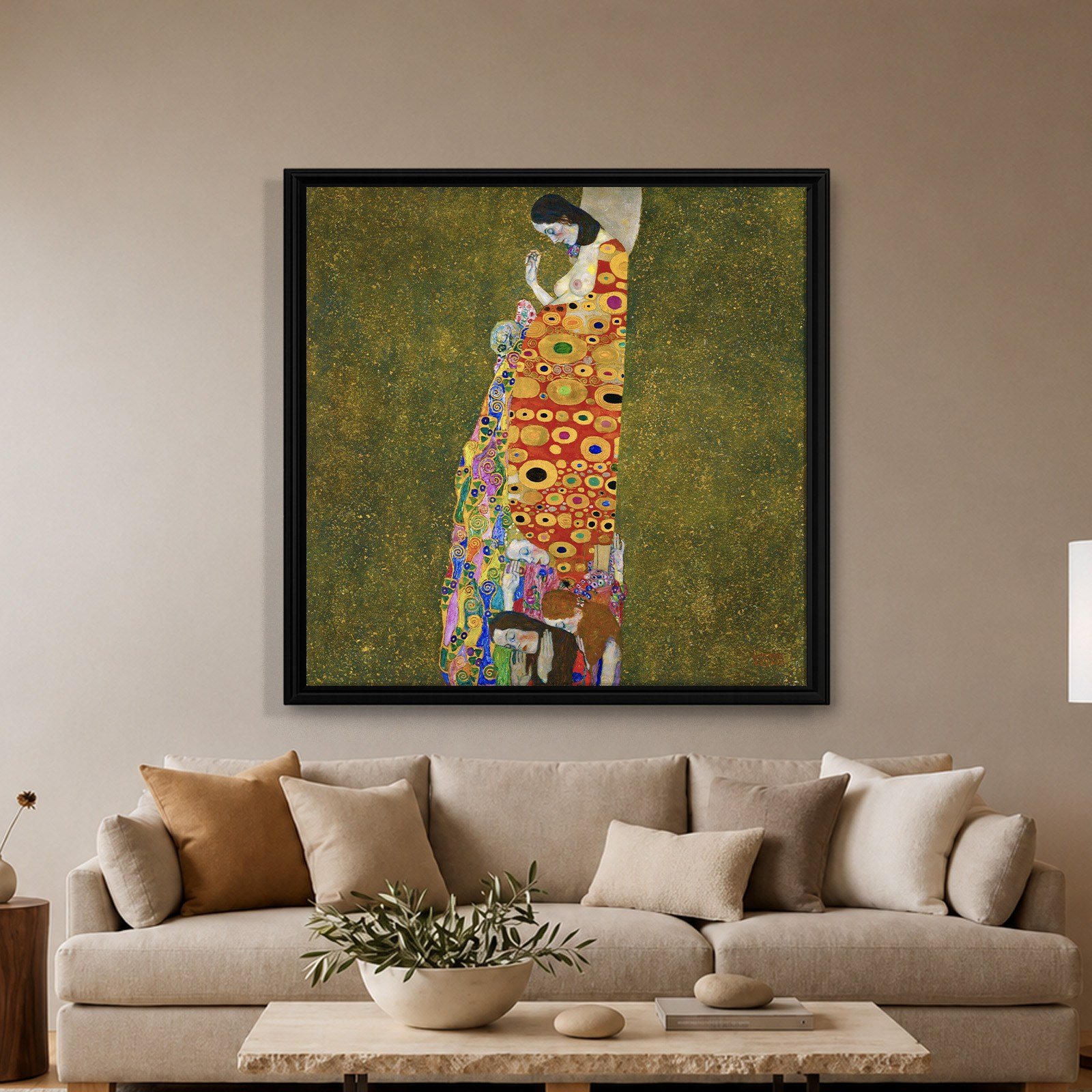 Gustav Klimt Umut II Kanvas Tablo – Hope II 1907-1908