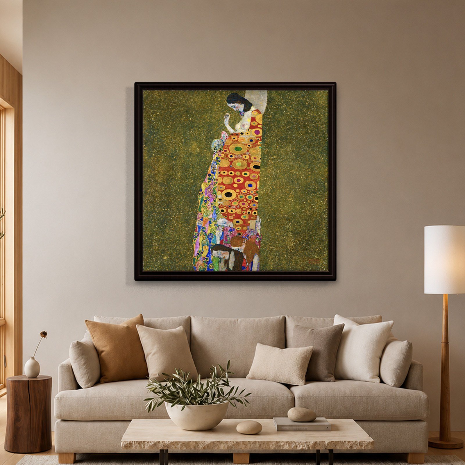 Gustav Klimt Umut II Kanvas Tablo – Hope II 1907-1908