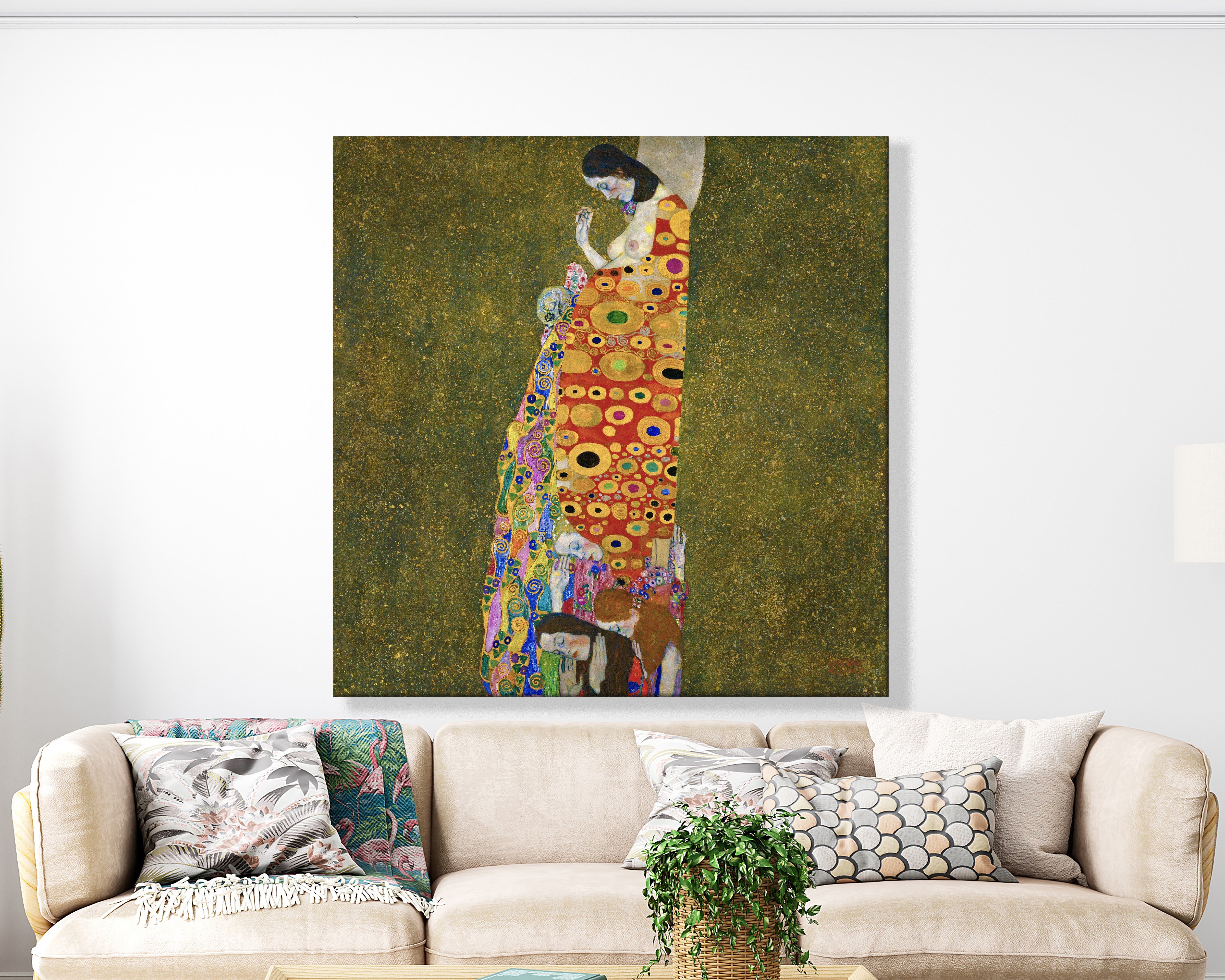 Gustav Klimt Umut II Kanvas Tablo – Hope II 1907-1908