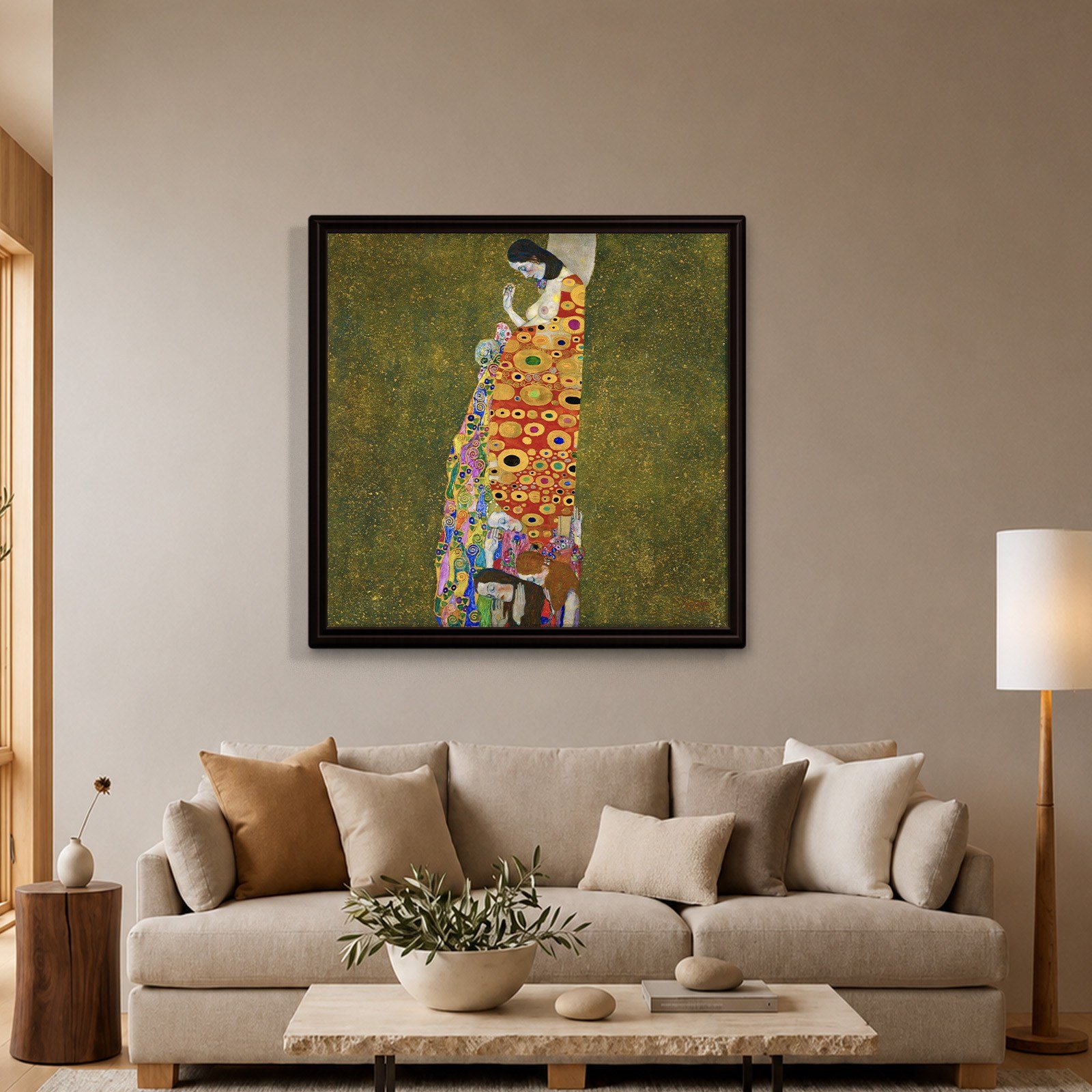 Gustav Klimt Umut II Kanvas Tablo – Hope II 1907-1908