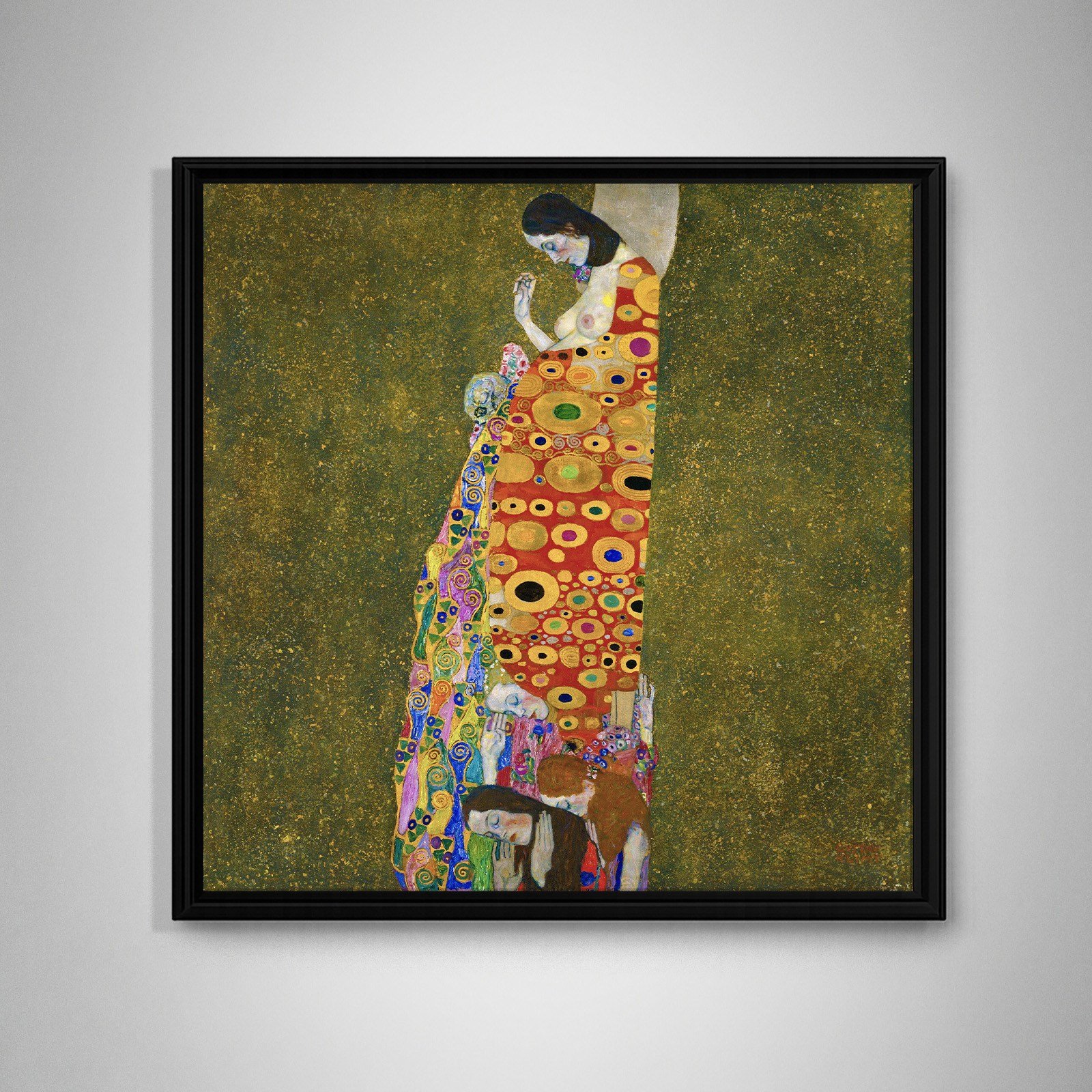 Gustav Klimt Umut II Kanvas Tablo – Hope II 1907-1908