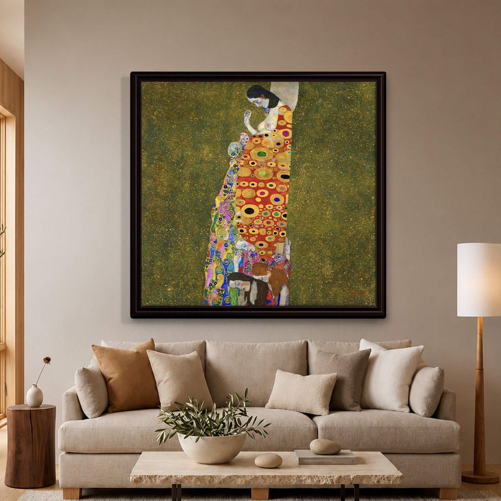 Gustav Klimt Umut II Kanvas Tablo – Hope II 1907-1908